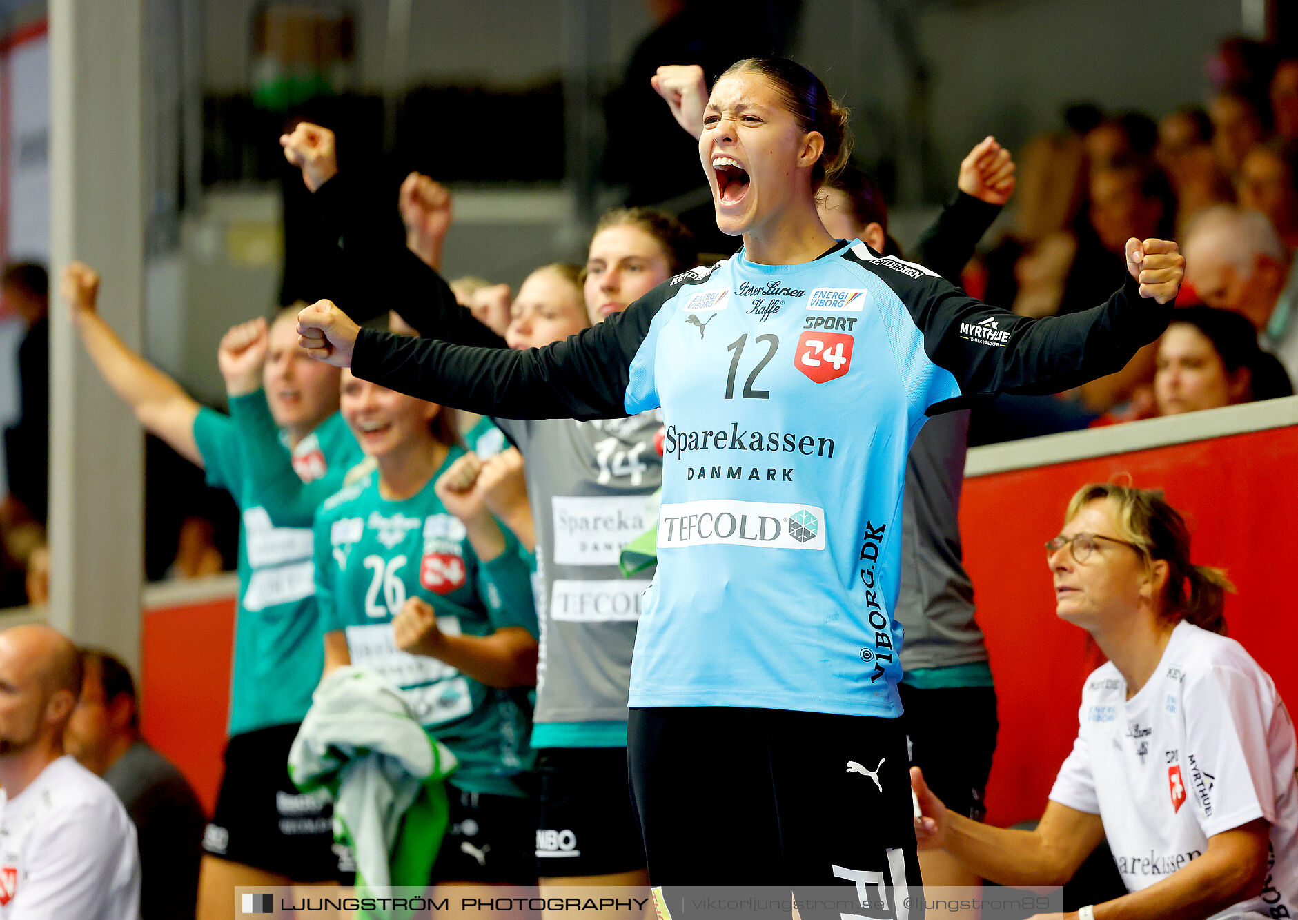 Annliz Cup Superelit Viborg HK-IK Sävehof 34-32,dam,Skövde Idrottshall,Skövde,Sverige,Handboll,,2024,341029