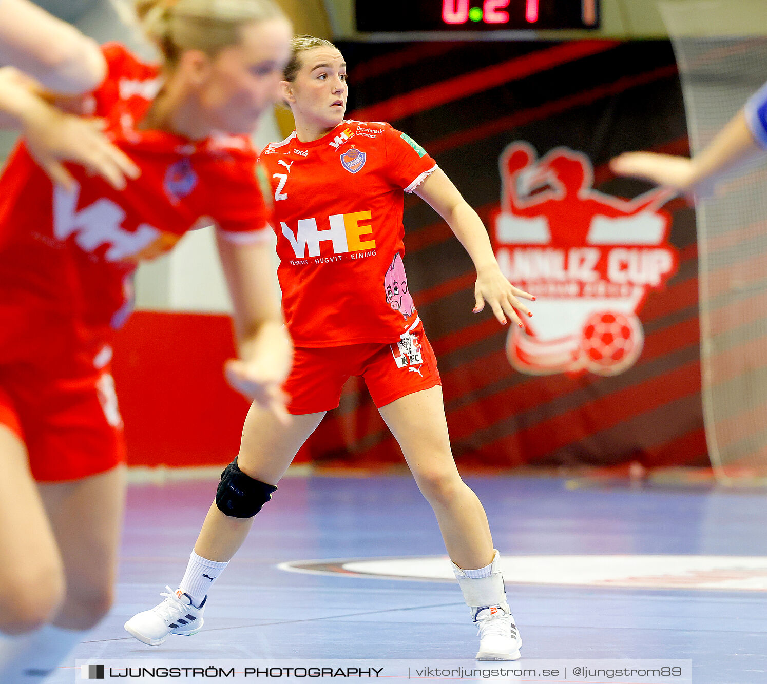 Annliz Cup Superelit Haukar Handbolti-Skövde HF 23-22,dam,Skövde Idrottshall,Skövde,Sverige,Handboll,,2024,342078