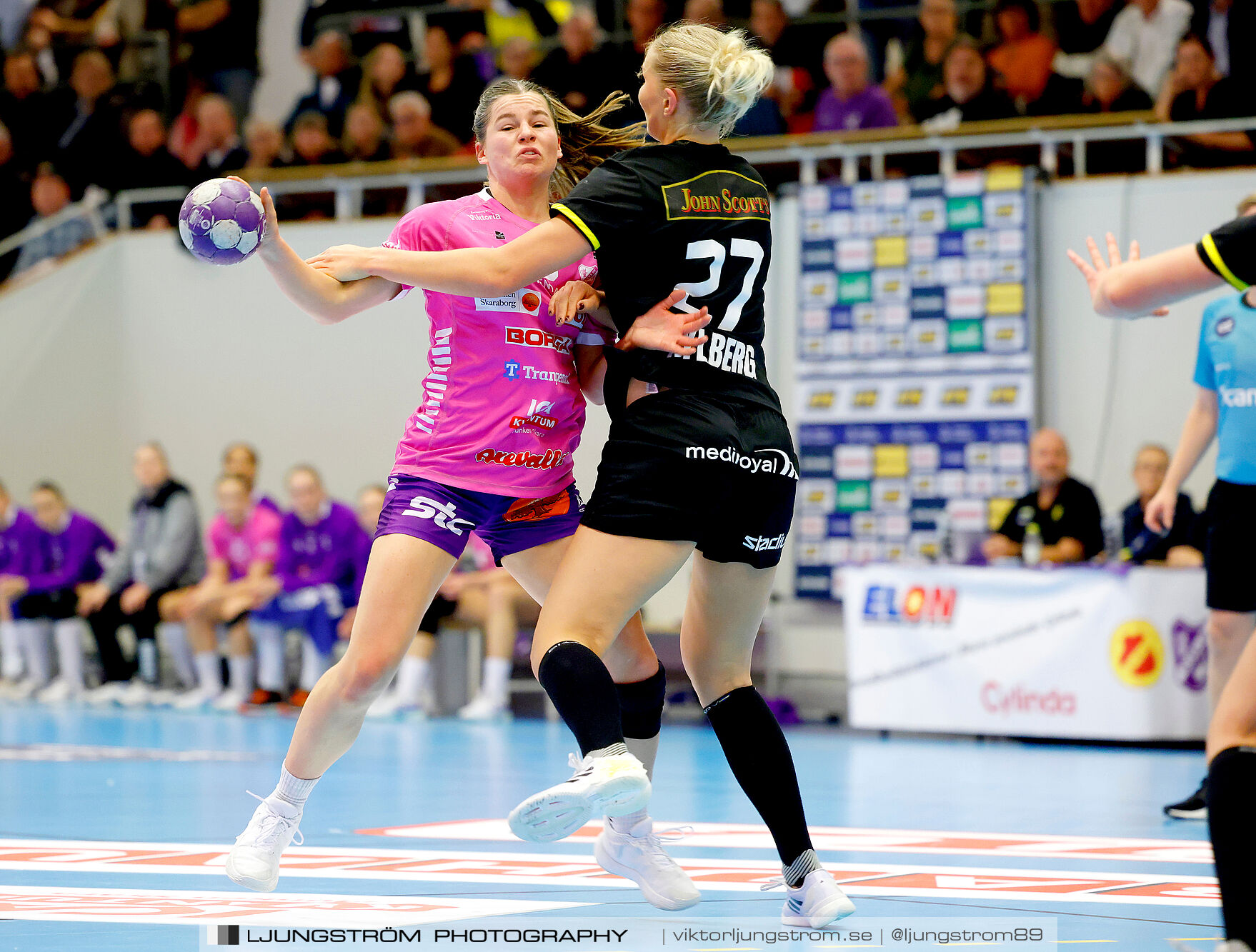 Skara HF-IK Sävehof 27-27,dam,Skara Idrottshall,Skara,Sverige,Handboll,,2024,349263