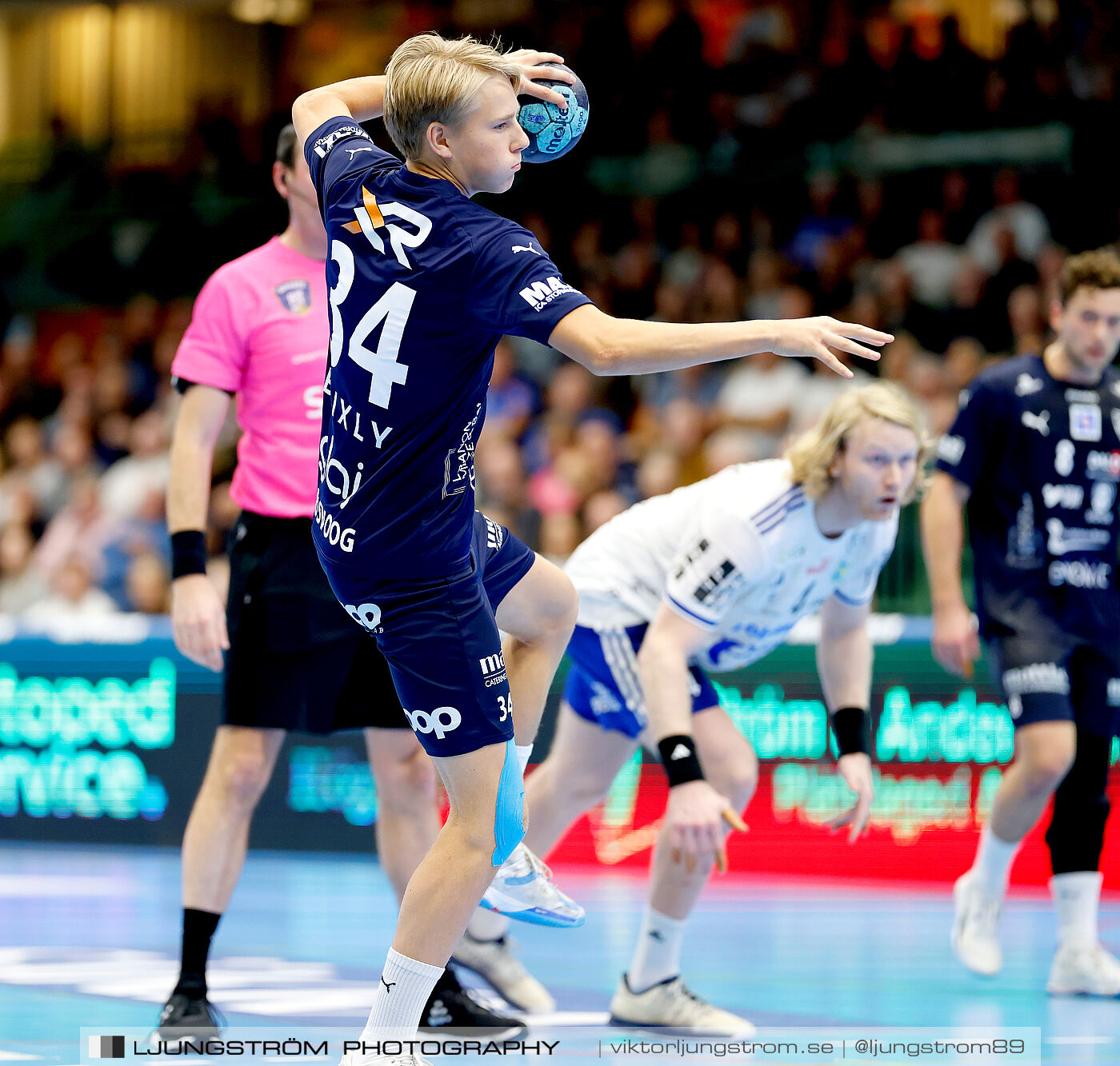 IFK Skövde HK-Ystads IF 34-34,herr,Arena Skövde,Skövde,Sverige,Handboll,,2024,352051