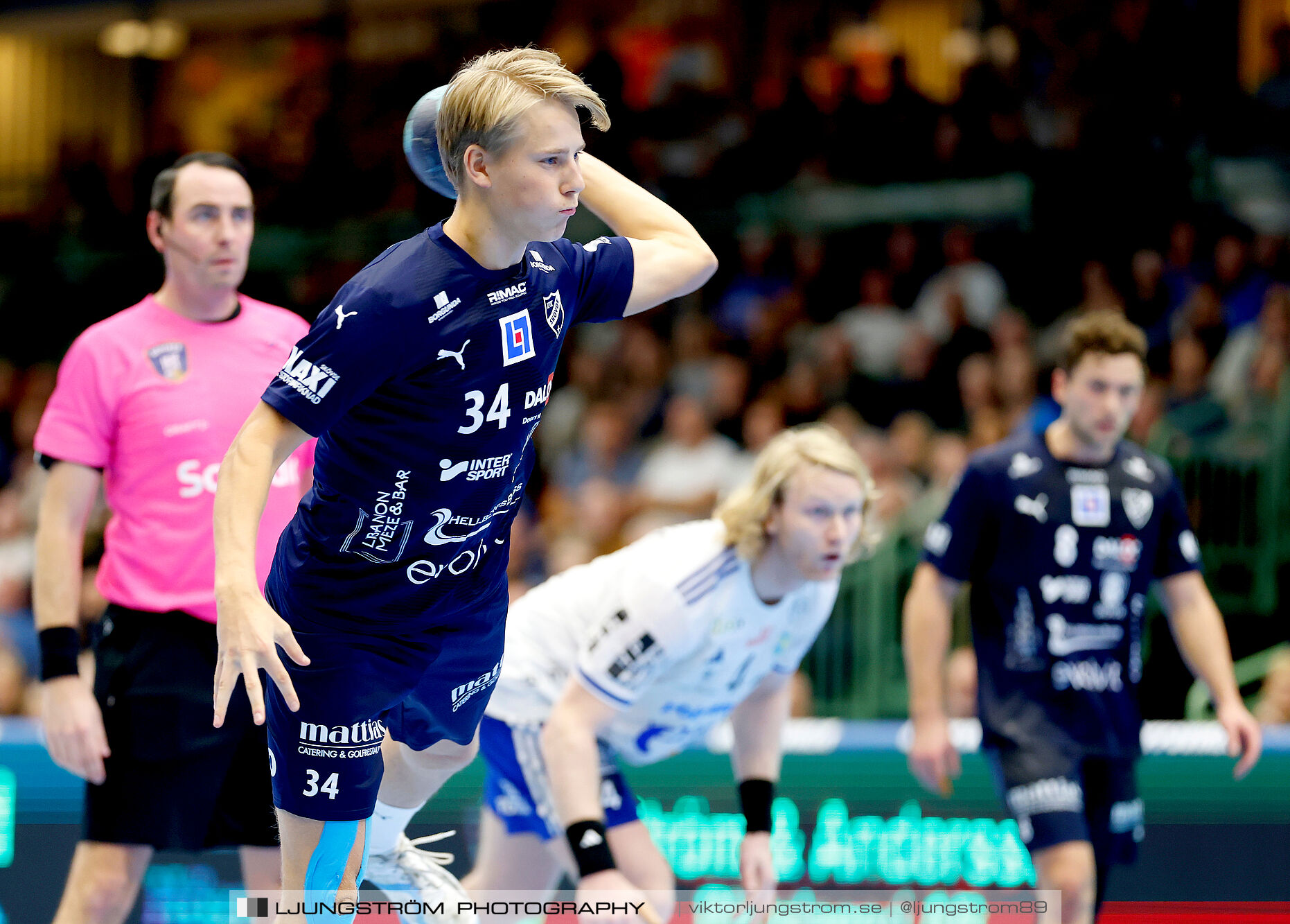 IFK Skövde HK-Ystads IF 34-34,herr,Arena Skövde,Skövde,Sverige,Handboll,,2024,352053
