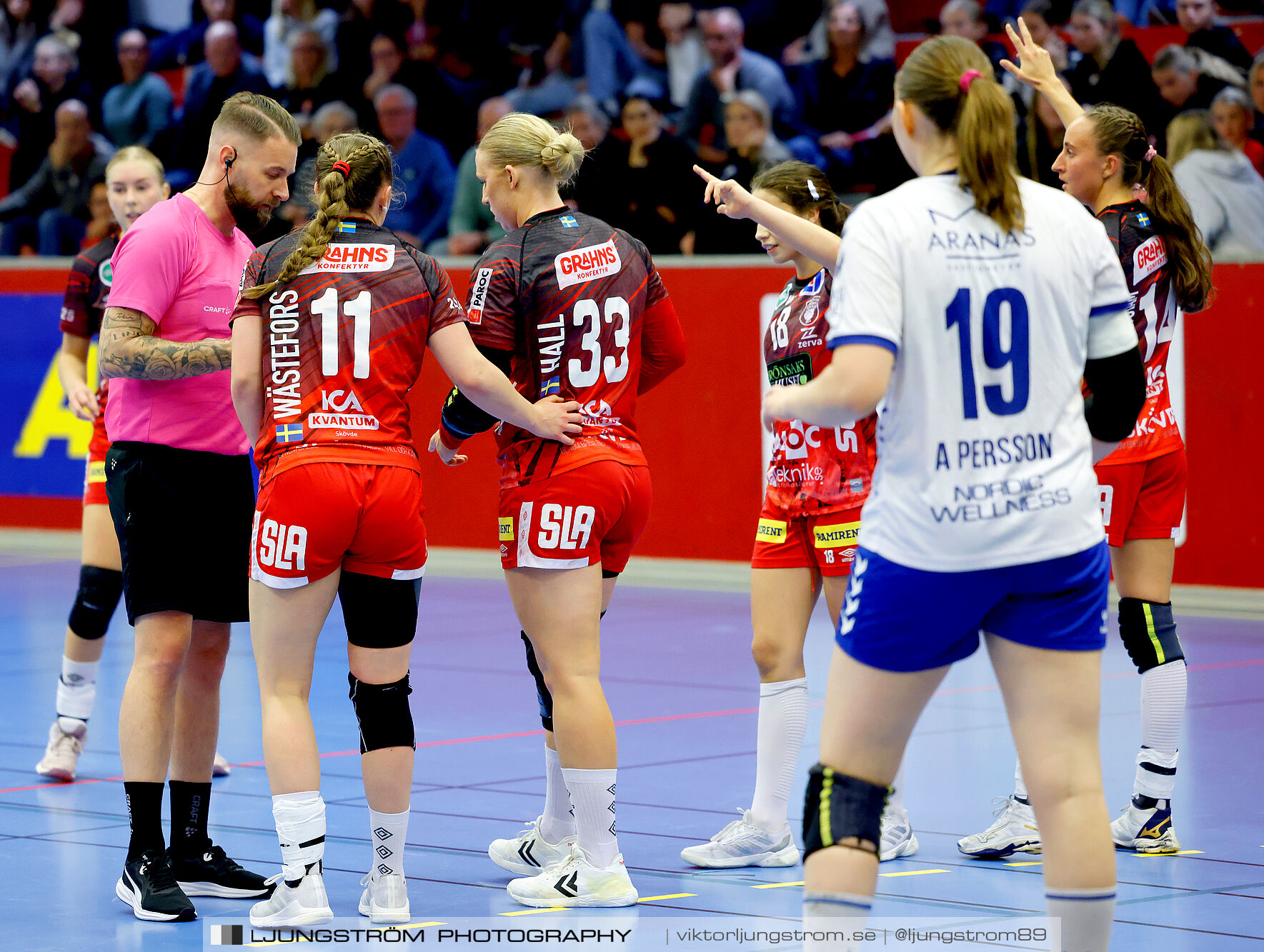Skövde HF-HK Aranäs 27-29,dam,Skövde Idrottshall,Skövde,Sverige,Handboll,,2024,352347