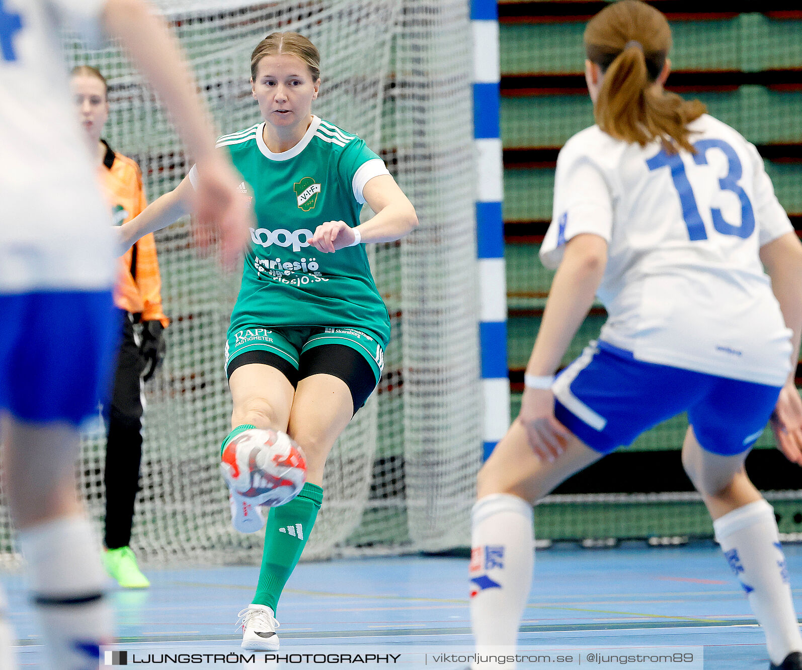 Skövde Futsalcup 2024 Damer 1 4-final Våmbs IF-Kinnarp-Slutarps IF,dam,Arena Skövde,Skövde,Sverige,Futsal,,2024,354177