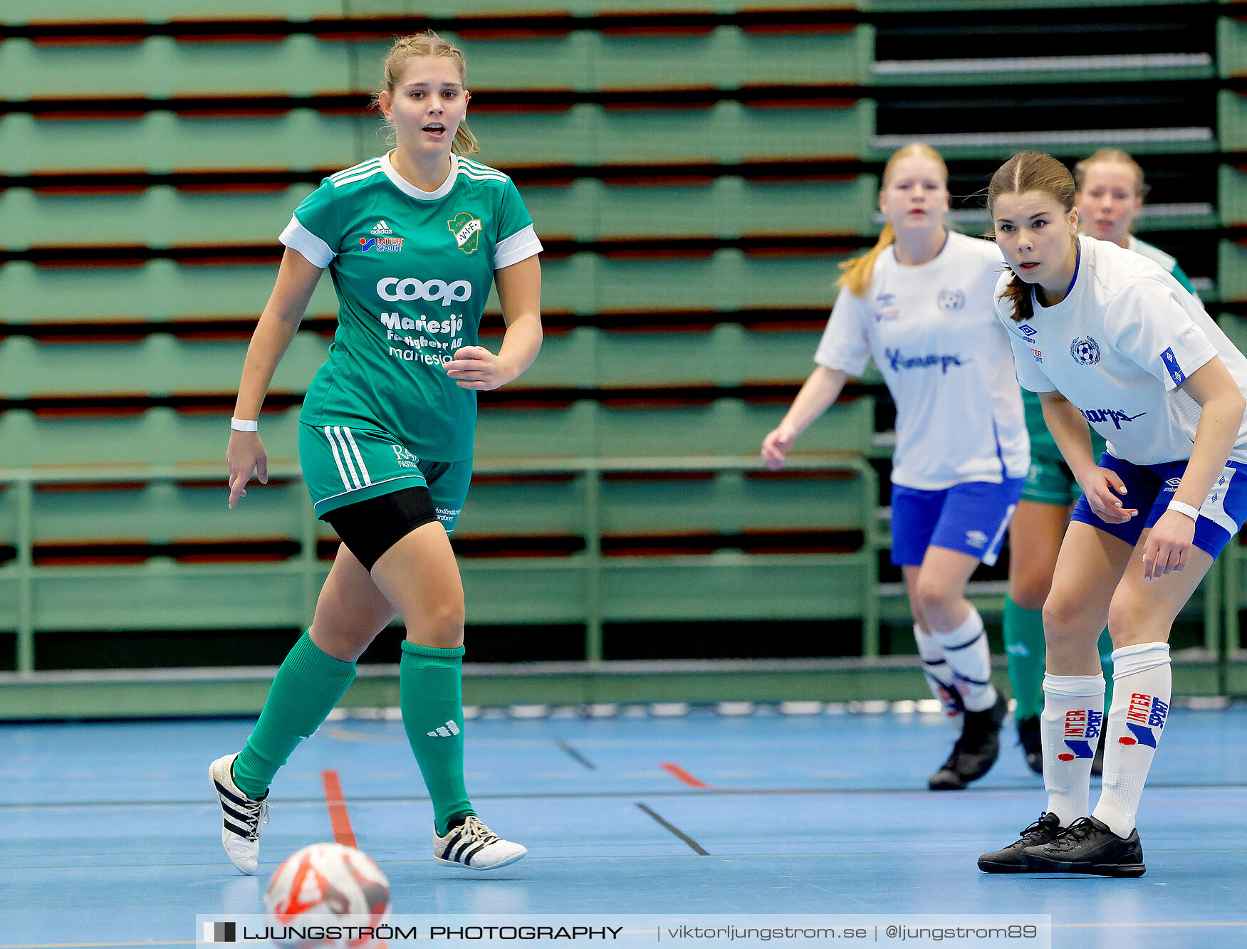 Skövde Futsalcup 2024 Damer 1 4-final Våmbs IF-Kinnarp-Slutarps IF,dam,Arena Skövde,Skövde,Sverige,Futsal,,2024,354225