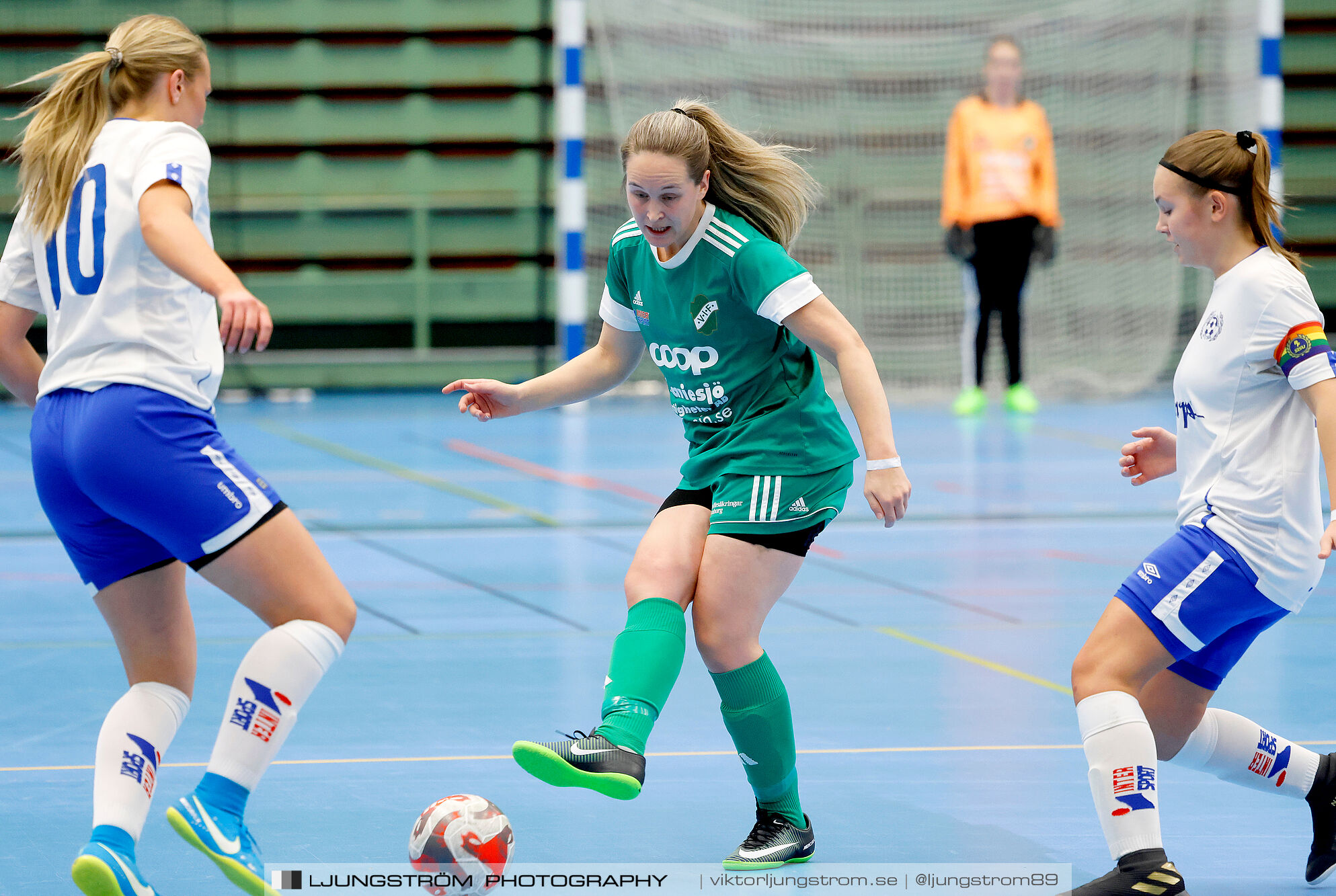 Skövde Futsalcup 2024 Damer 1 4-final Våmbs IF-Kinnarp-Slutarps IF,dam,Arena Skövde,Skövde,Sverige,Futsal,,2024,354257