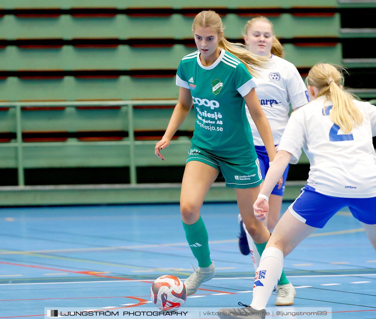 Skövde Futsalcup 2024 Damer 1 4-final Våmbs IF-Kinnarp-Slutarps IF,dam,Arena Skövde,Skövde,Sverige,Futsal,,2024,354291