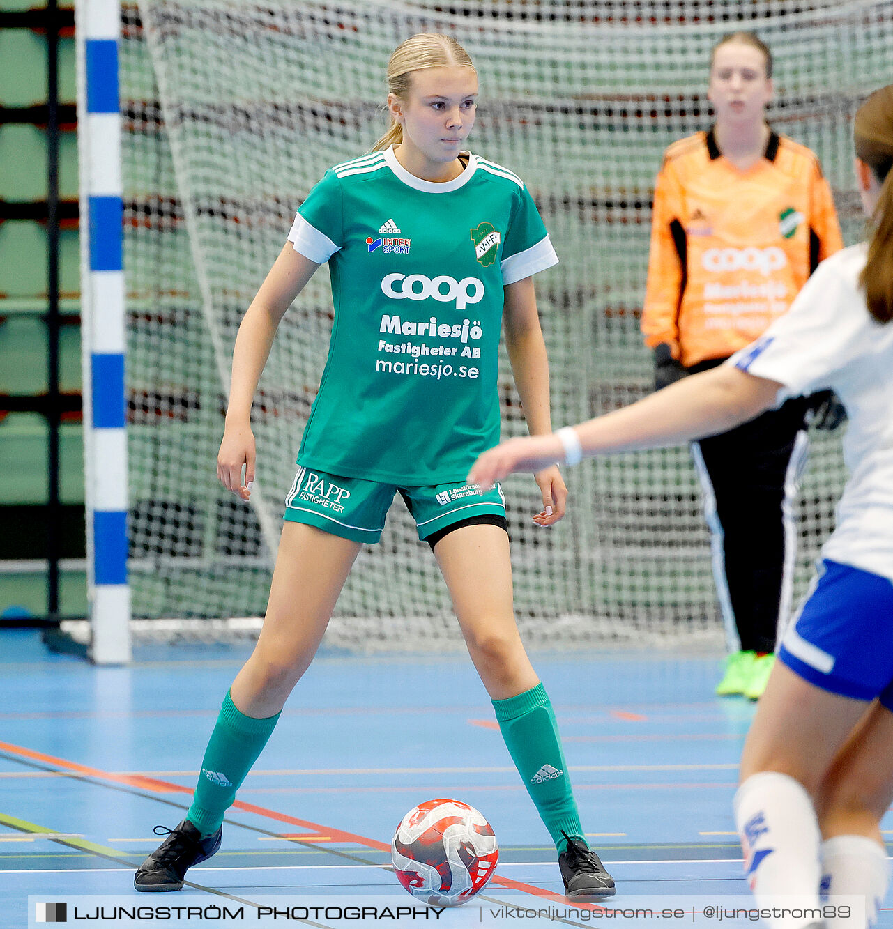 Skövde Futsalcup 2024 Damer 1 4-final Våmbs IF-Kinnarp-Slutarps IF,dam,Arena Skövde,Skövde,Sverige,Futsal,,2024,354299