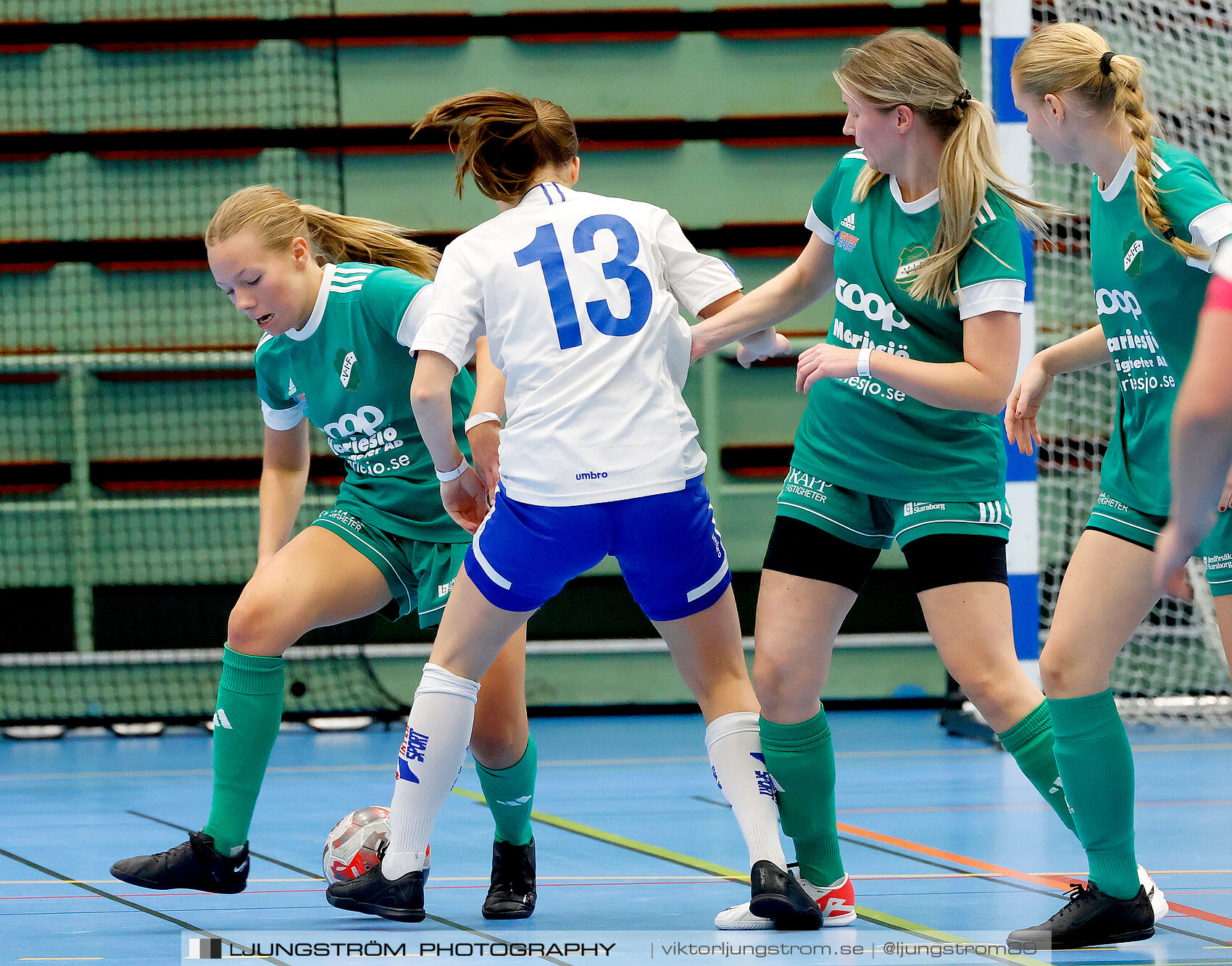 Skövde Futsalcup 2024 Damer 1 4-final Våmbs IF-Kinnarp-Slutarps IF,dam,Arena Skövde,Skövde,Sverige,Futsal,,2024,354313
