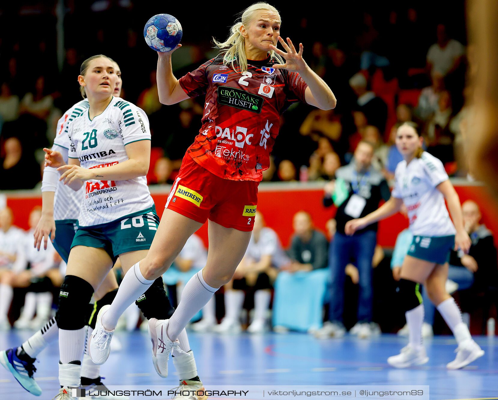Skövde HF-Skuru IK 28-30,dam,Skövde Idrottshall,Skövde,Sverige,Handboll,,2024,356054