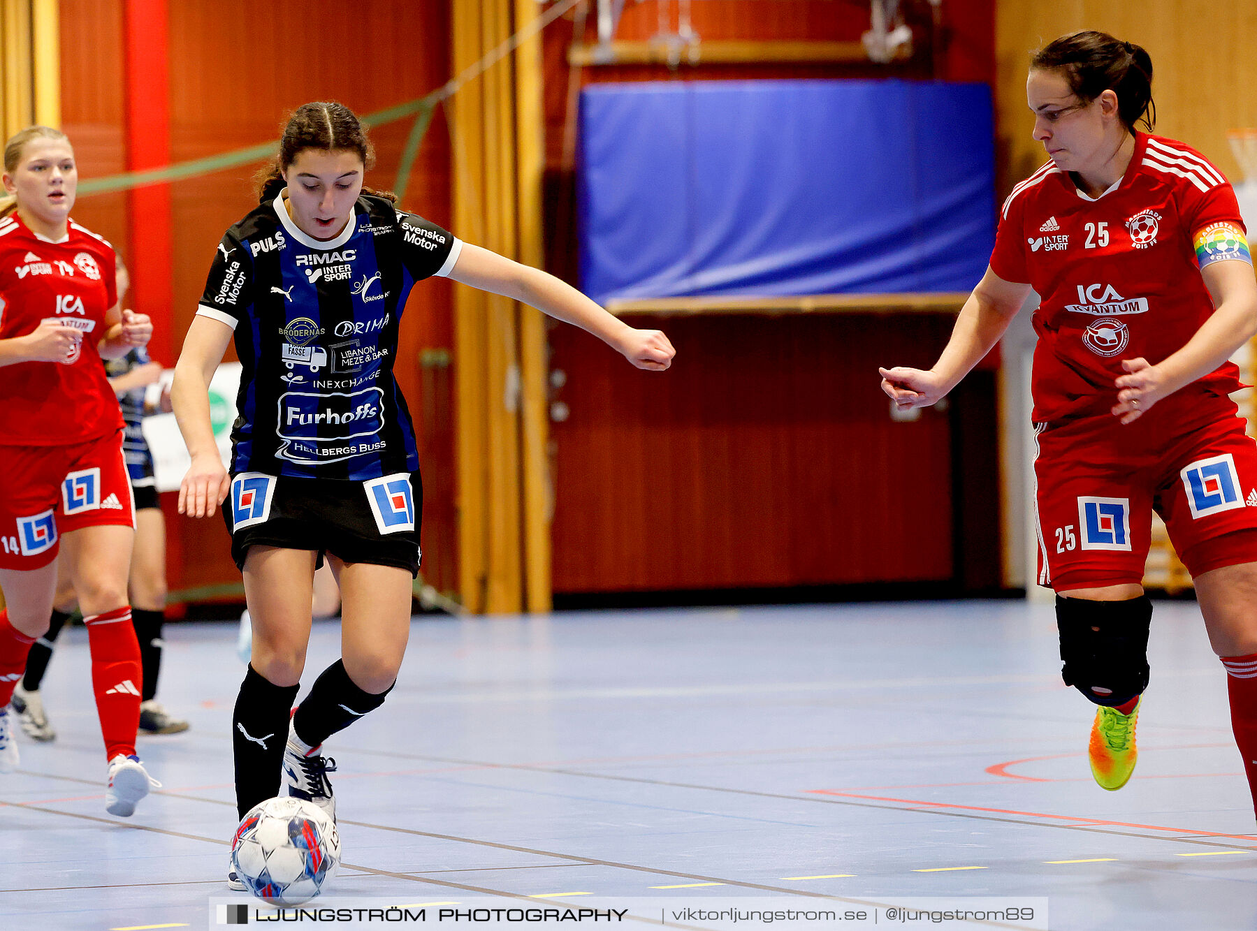Dina-cupen 2025 FINAL Skövde KIK-Mariestads BoIS FF 3-0,dam,Idrottshallen,Töreboda,Sverige,Futsal,,2025,357521