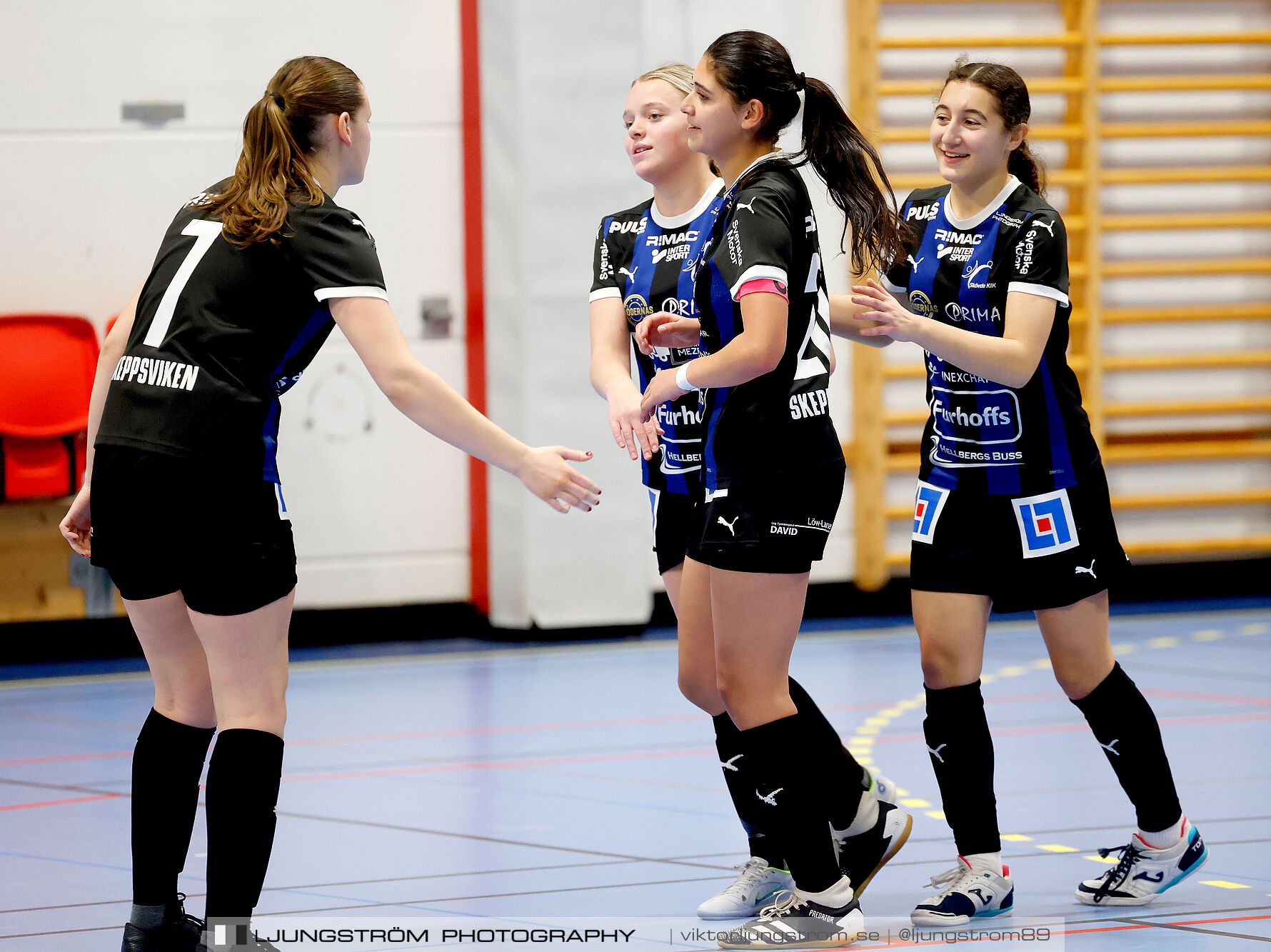 Dina-cupen 2025 Skövde KIK-Våmbs IF 4-0,dam,Idrottshallen,Töreboda,Sverige,Futsal,,2025,357766