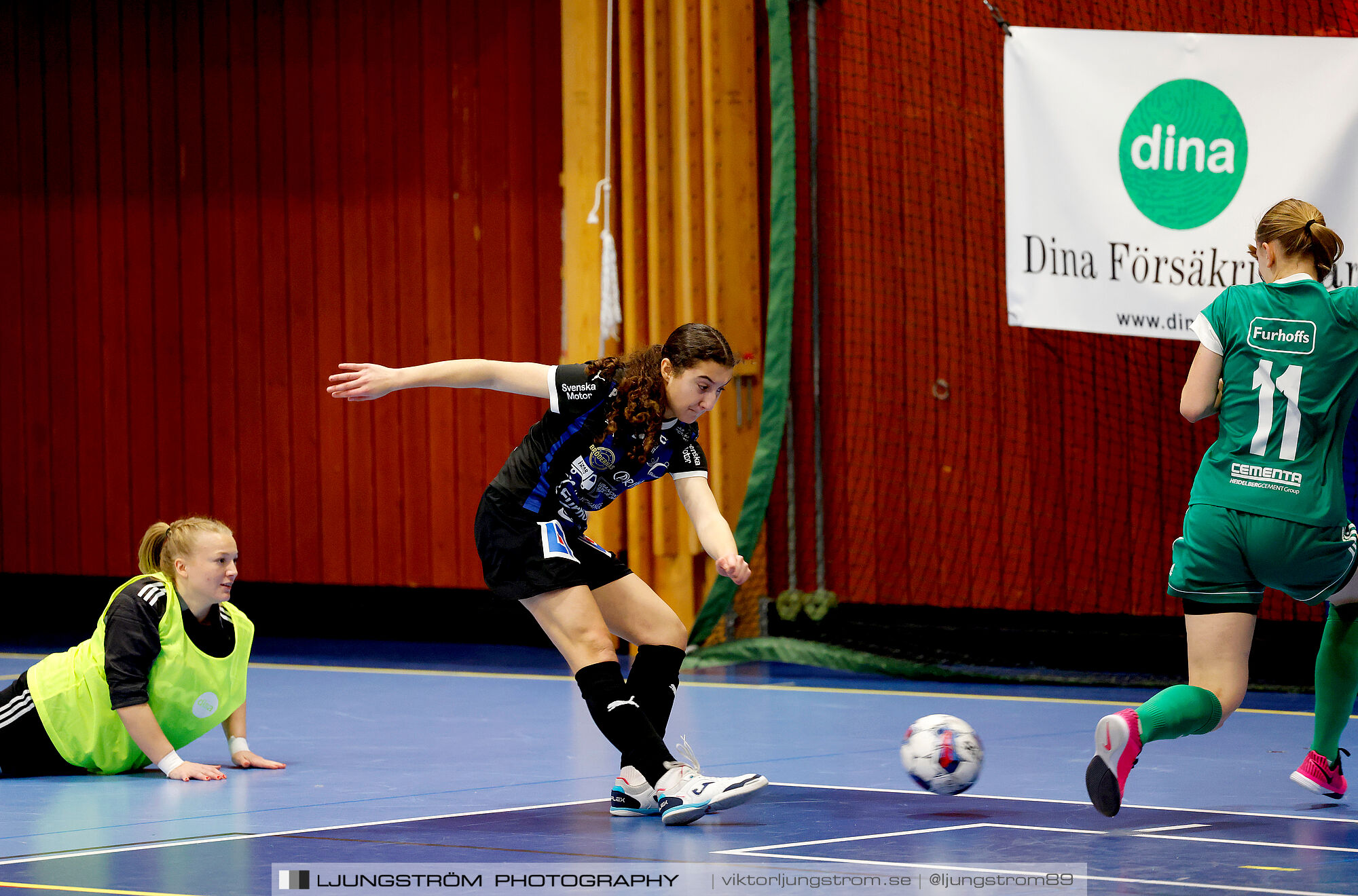 Dina-cupen 2025 Skövde KIK-Våmbs IF 4-0,dam,Idrottshallen,Töreboda,Sverige,Futsal,,2025,357789
