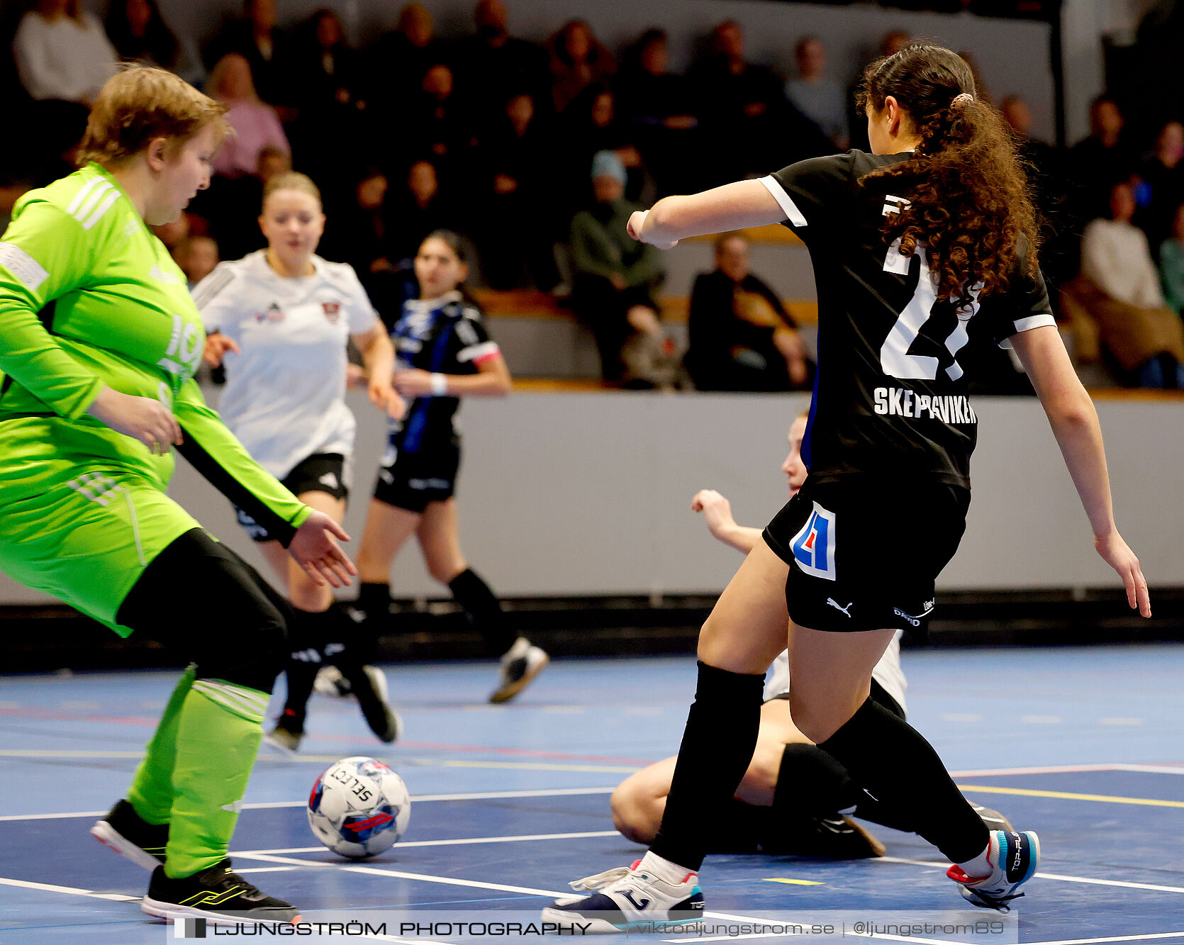 Dina-cupen 2025 1 2-final Skövde KIK-Ulvåkers IF 3-1,dam,Idrottshallen,Töreboda,Sverige,Futsal,,2025,357953