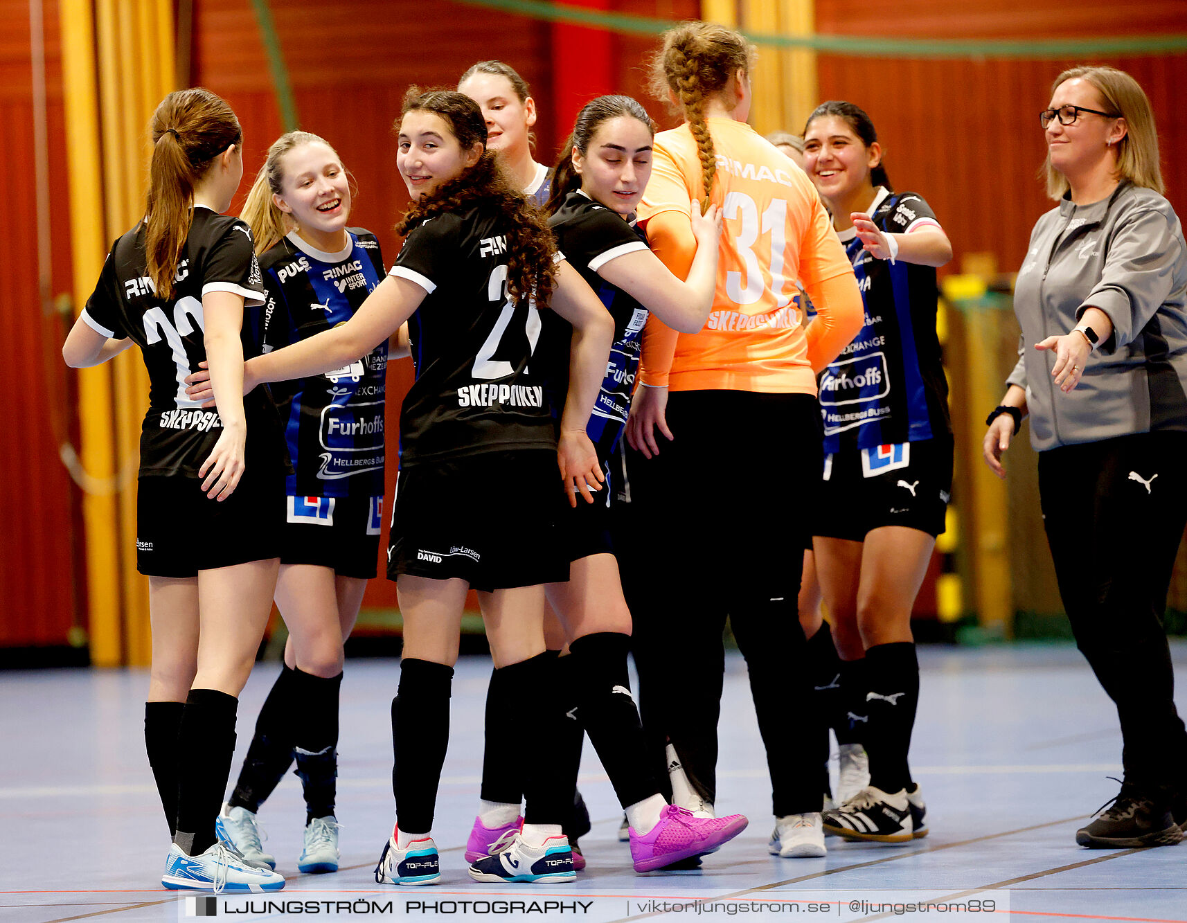 Dina-cupen 2025 1 2-final Skövde KIK-Ulvåkers IF 3-1,dam,Idrottshallen,Töreboda,Sverige,Futsal,,2025,358055