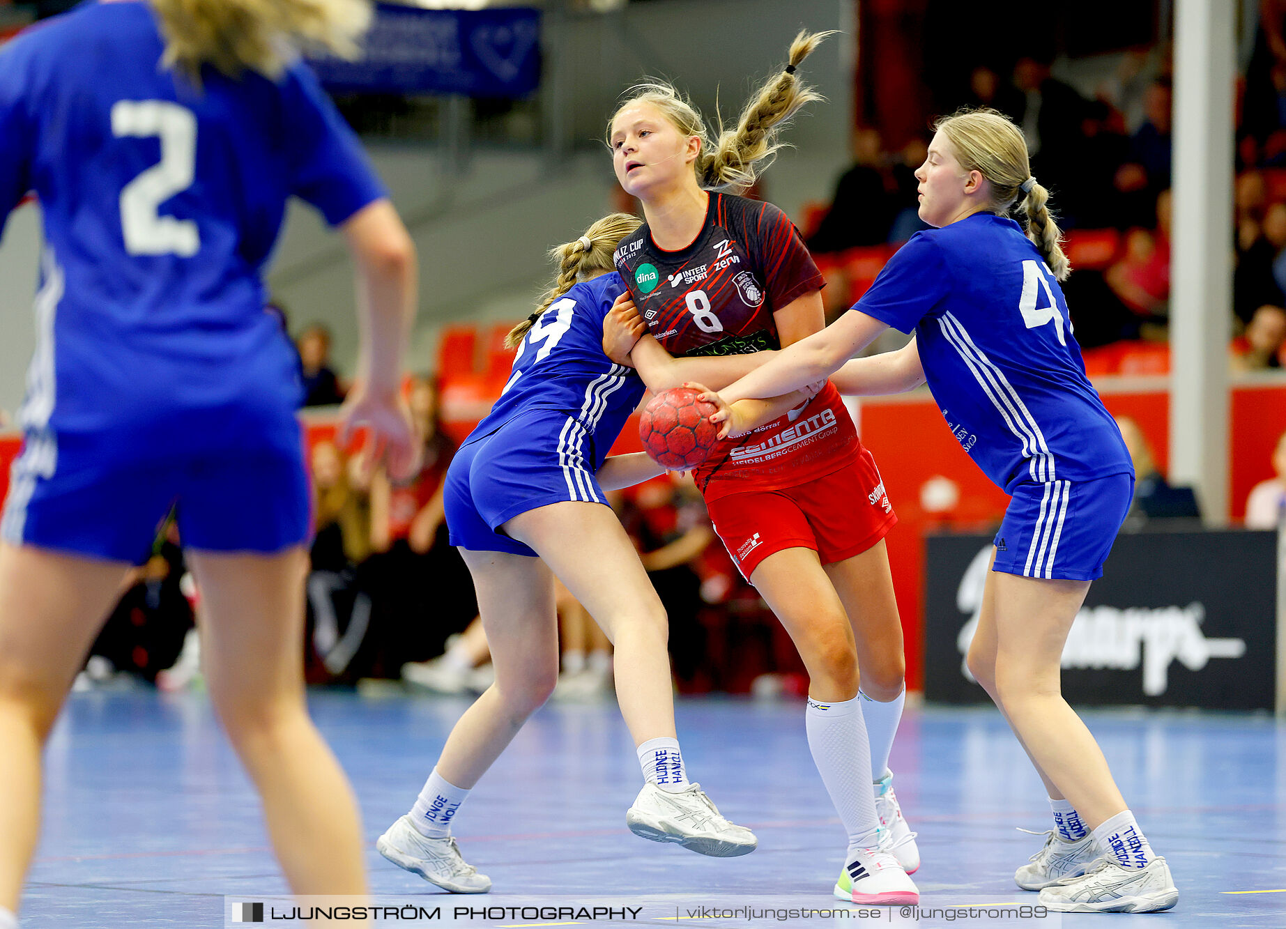 USM F16 Steg 3 Skövde HF 1-Huddinge HK 28-15,dam,Skövde Idrottshall,Skövde,Sverige,Ungdoms-SM,Handboll,2025,360968