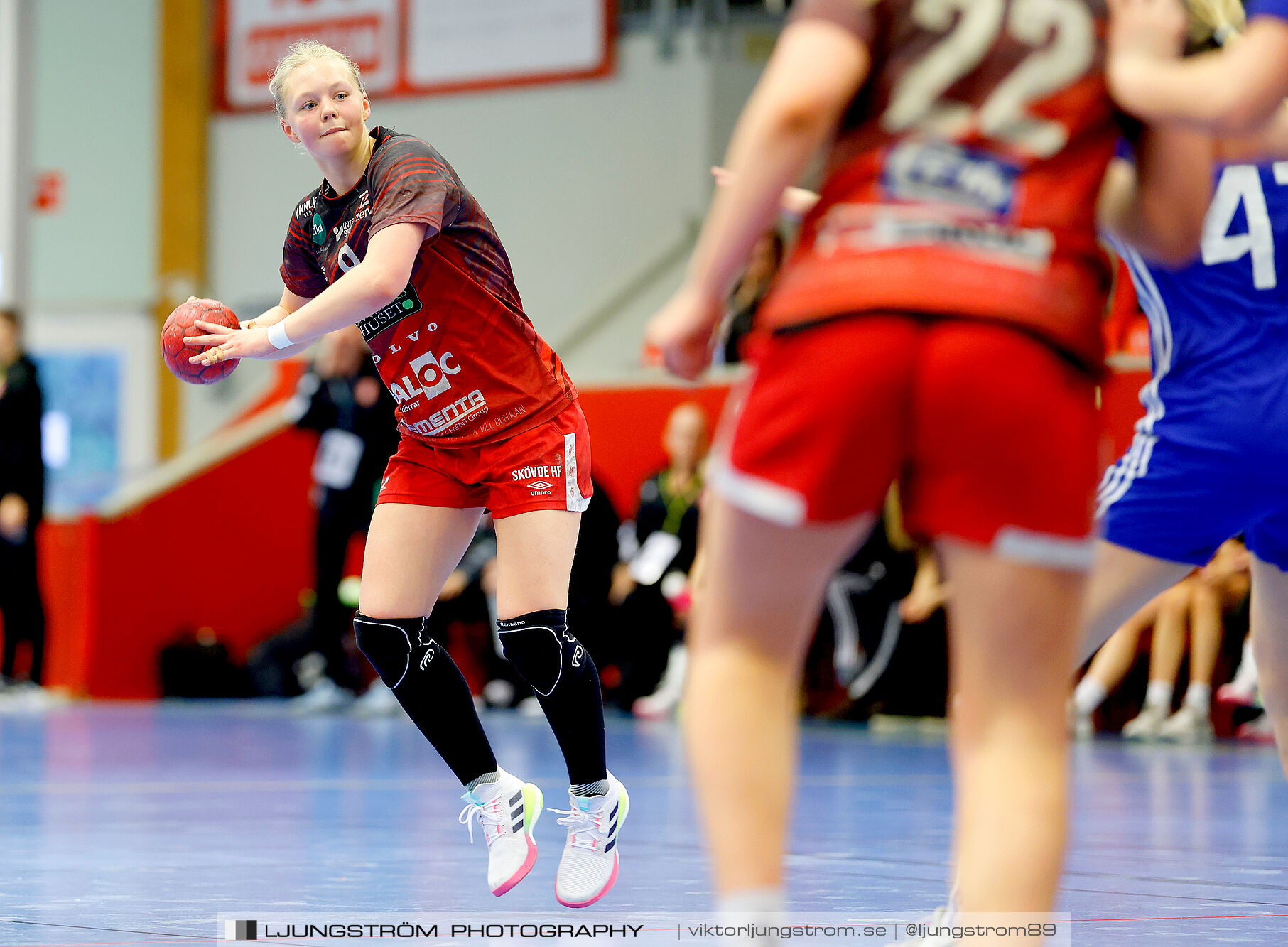 USM F16 Steg 3 Skövde HF 1-Huddinge HK 28-15,dam,Skövde Idrottshall,Skövde,Sverige,Ungdoms-SM,Handboll,2025,360971