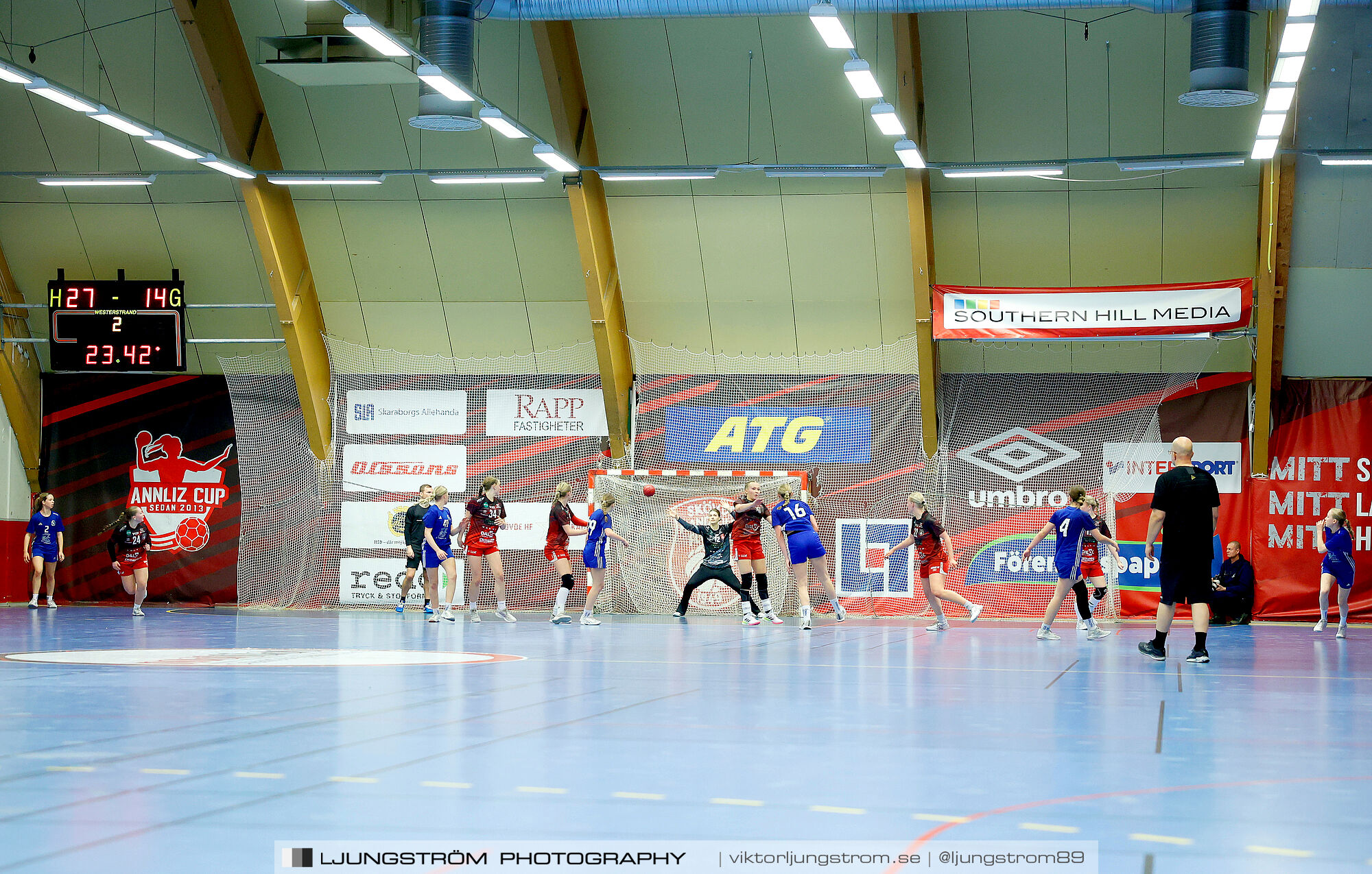 USM F16 Steg 3 Skövde HF 1-Huddinge HK 28-15,dam,Skövde Idrottshall,Skövde,Sverige,Ungdoms-SM,Handboll,2025,360986