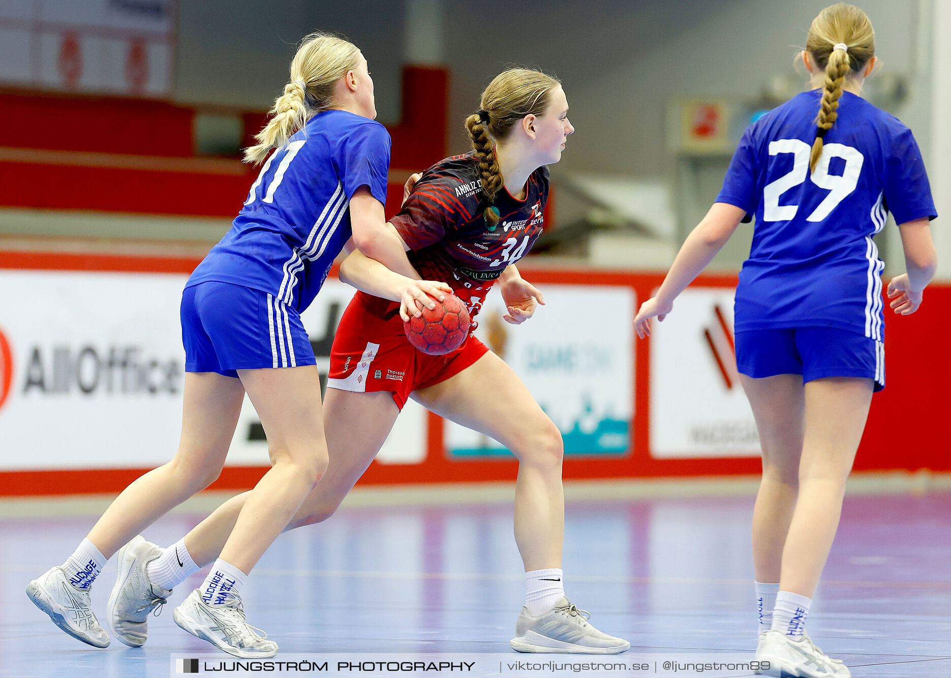 USM F16 Steg 3 Skövde HF 1-Huddinge HK 28-15,dam,Skövde Idrottshall,Skövde,Sverige,Ungdoms-SM,Handboll,2025,360987