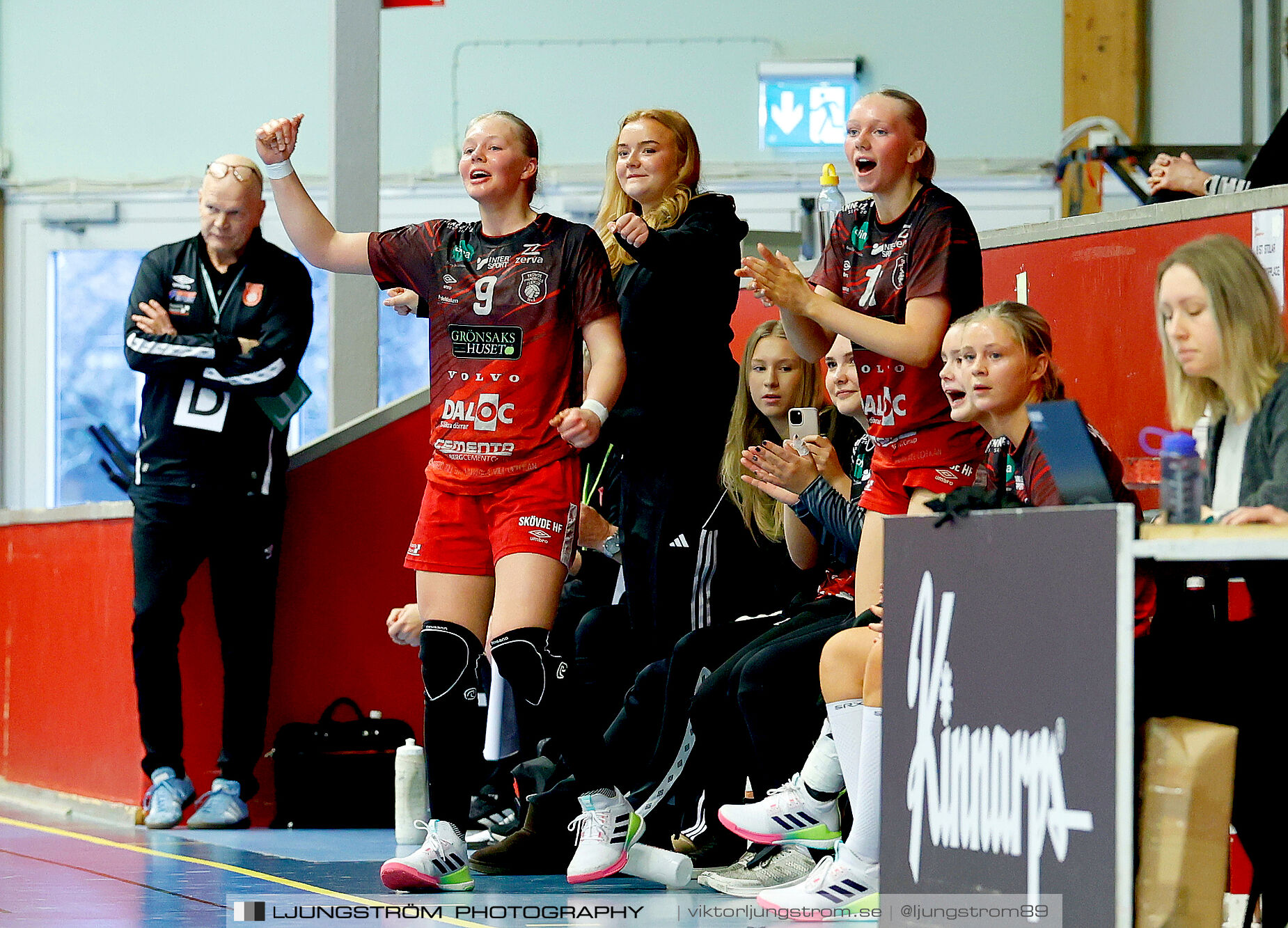 USM F16 Steg 3 Skövde HF 1-Huddinge HK 28-15,dam,Skövde Idrottshall,Skövde,Sverige,Ungdoms-SM,Handboll,2025,360993