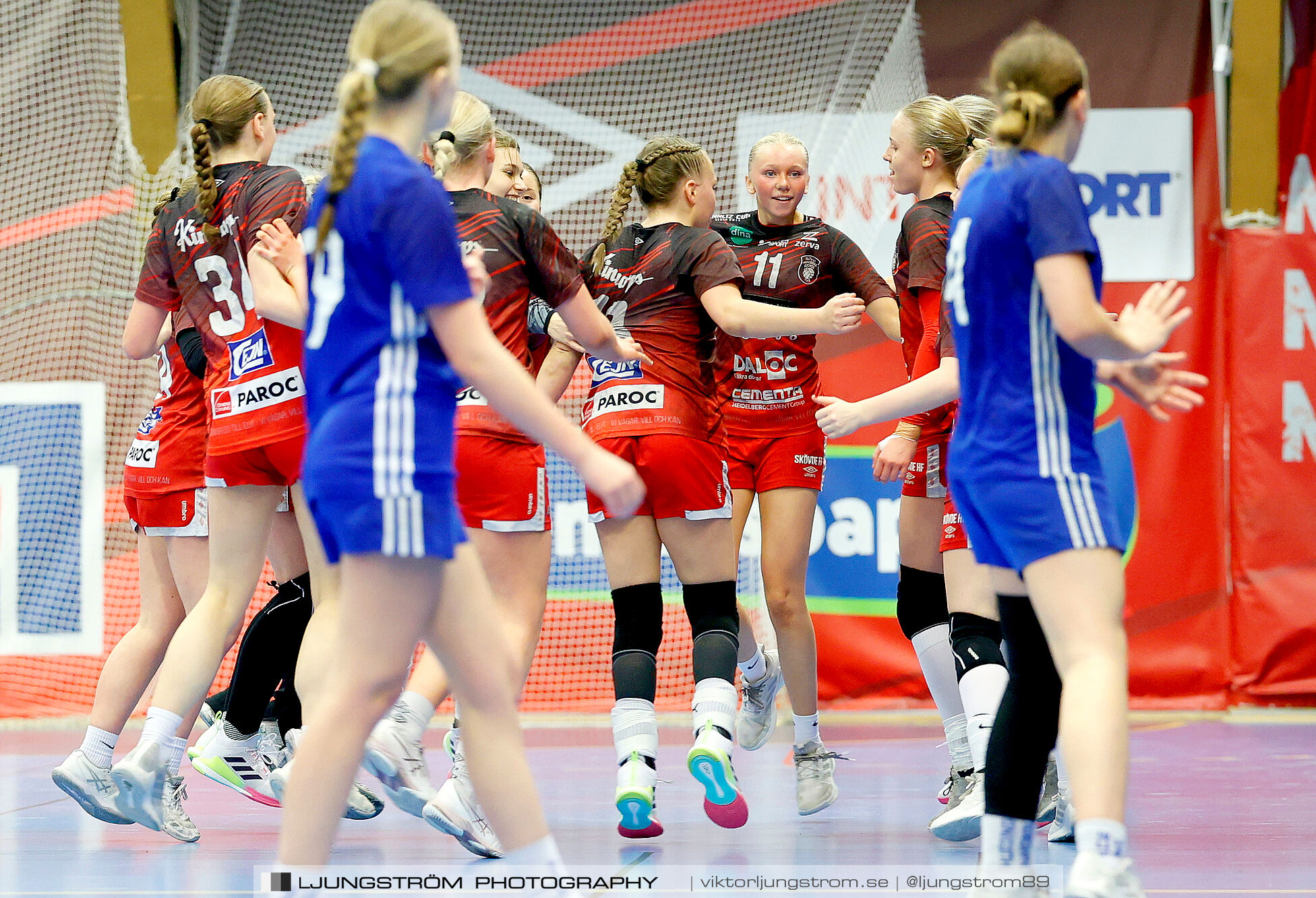USM F16 Steg 3 Skövde HF 1-Huddinge HK 28-15,dam,Skövde Idrottshall,Skövde,Sverige,Ungdoms-SM,Handboll,2025,361000