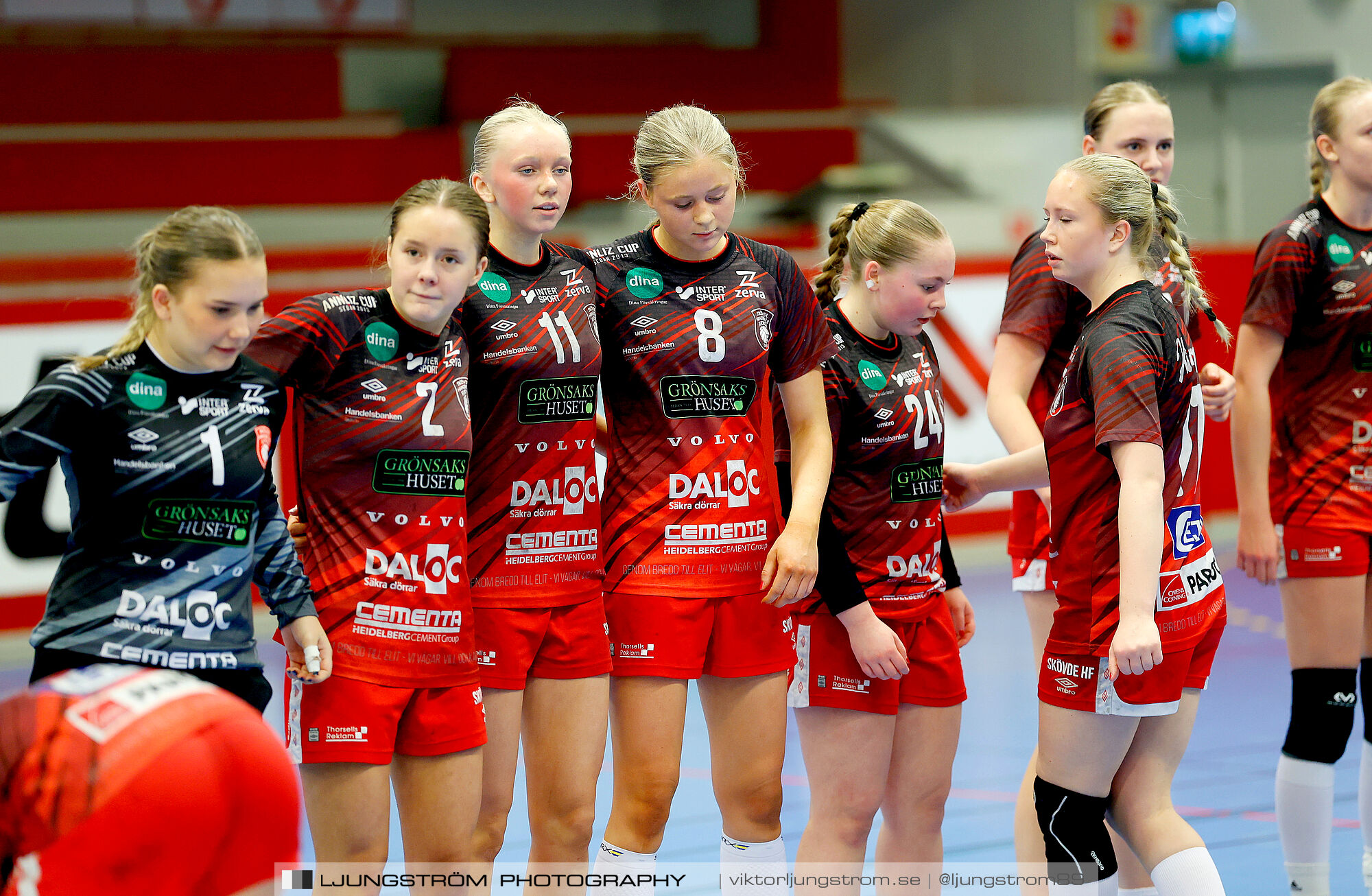 USM F16 Steg 3 Skövde HF 1-Huddinge HK 28-15,dam,Skövde Idrottshall,Skövde,Sverige,Ungdoms-SM,Handboll,2025,361019
