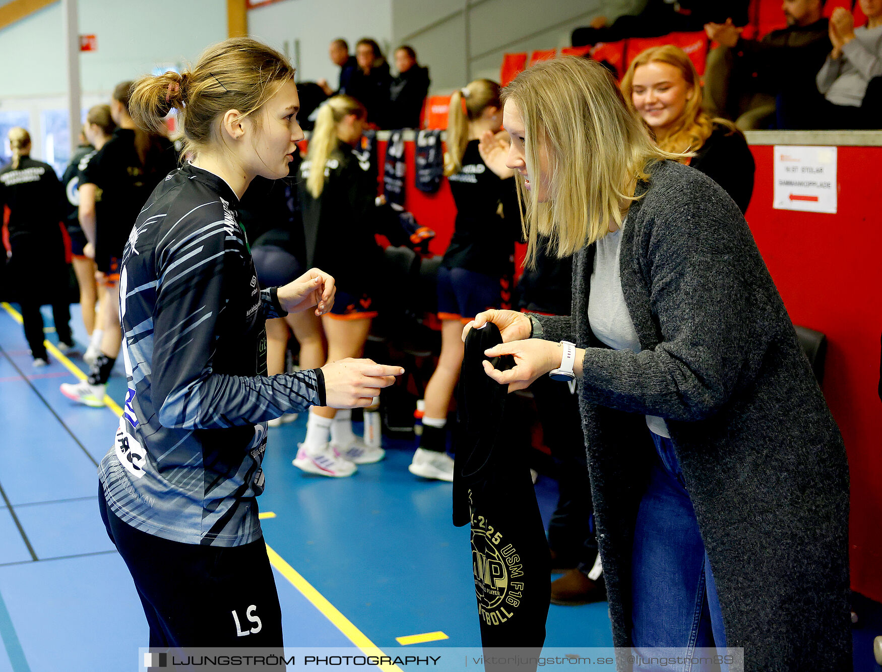 USM F16 Steg 3 Skövde HF 1-Huddinge HK 28-15,dam,Skövde Idrottshall,Skövde,Sverige,Ungdoms-SM,Handboll,2025,361032