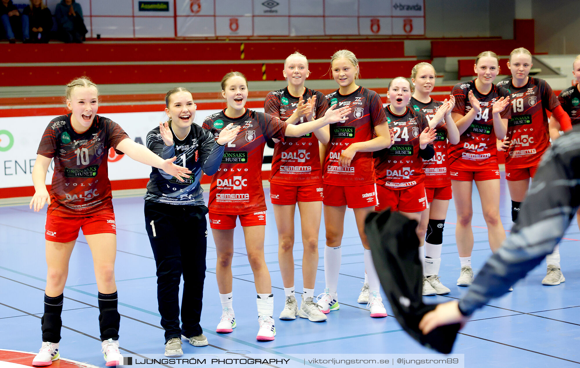 USM F16 Steg 3 Skövde HF 1-Huddinge HK 28-15,dam,Skövde Idrottshall,Skövde,Sverige,Ungdoms-SM,Handboll,2025,361033