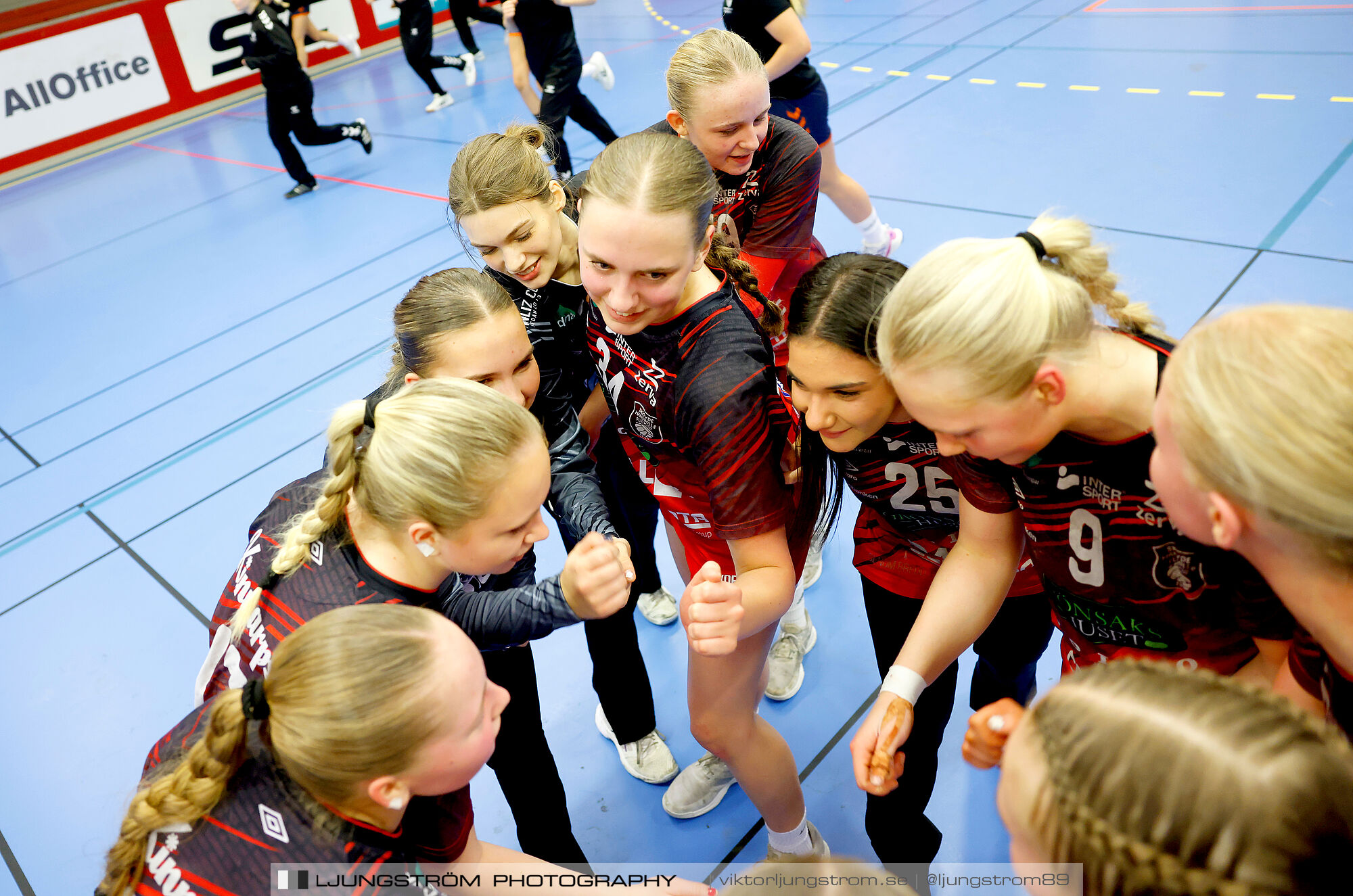 USM F16 Steg 3 Skövde HF 1-Huddinge HK 28-15,dam,Skövde Idrottshall,Skövde,Sverige,Ungdoms-SM,Handboll,2025,361057