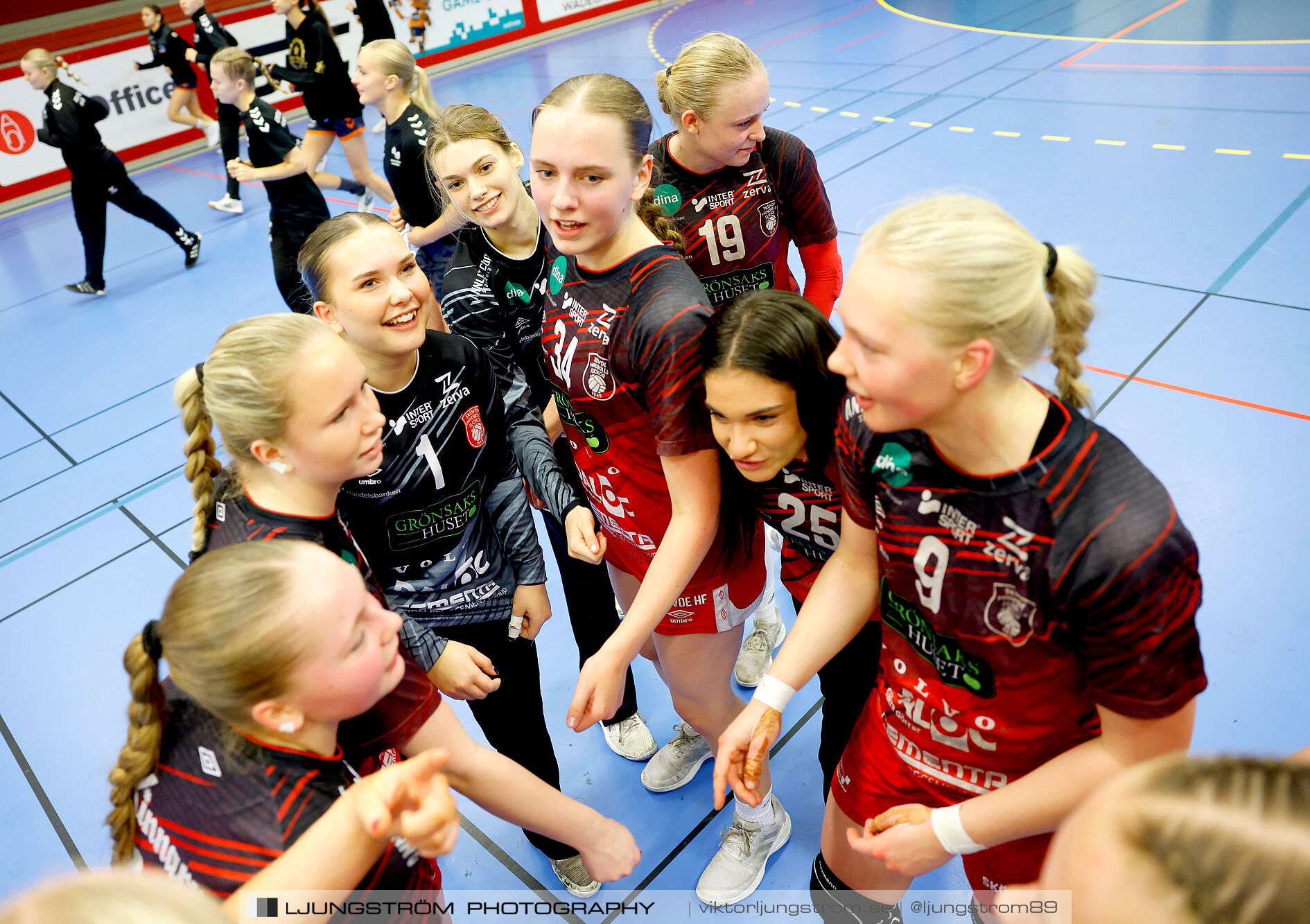 USM F16 Steg 3 Skövde HF 1-Huddinge HK 28-15,dam,Skövde Idrottshall,Skövde,Sverige,Ungdoms-SM,Handboll,2025,361059