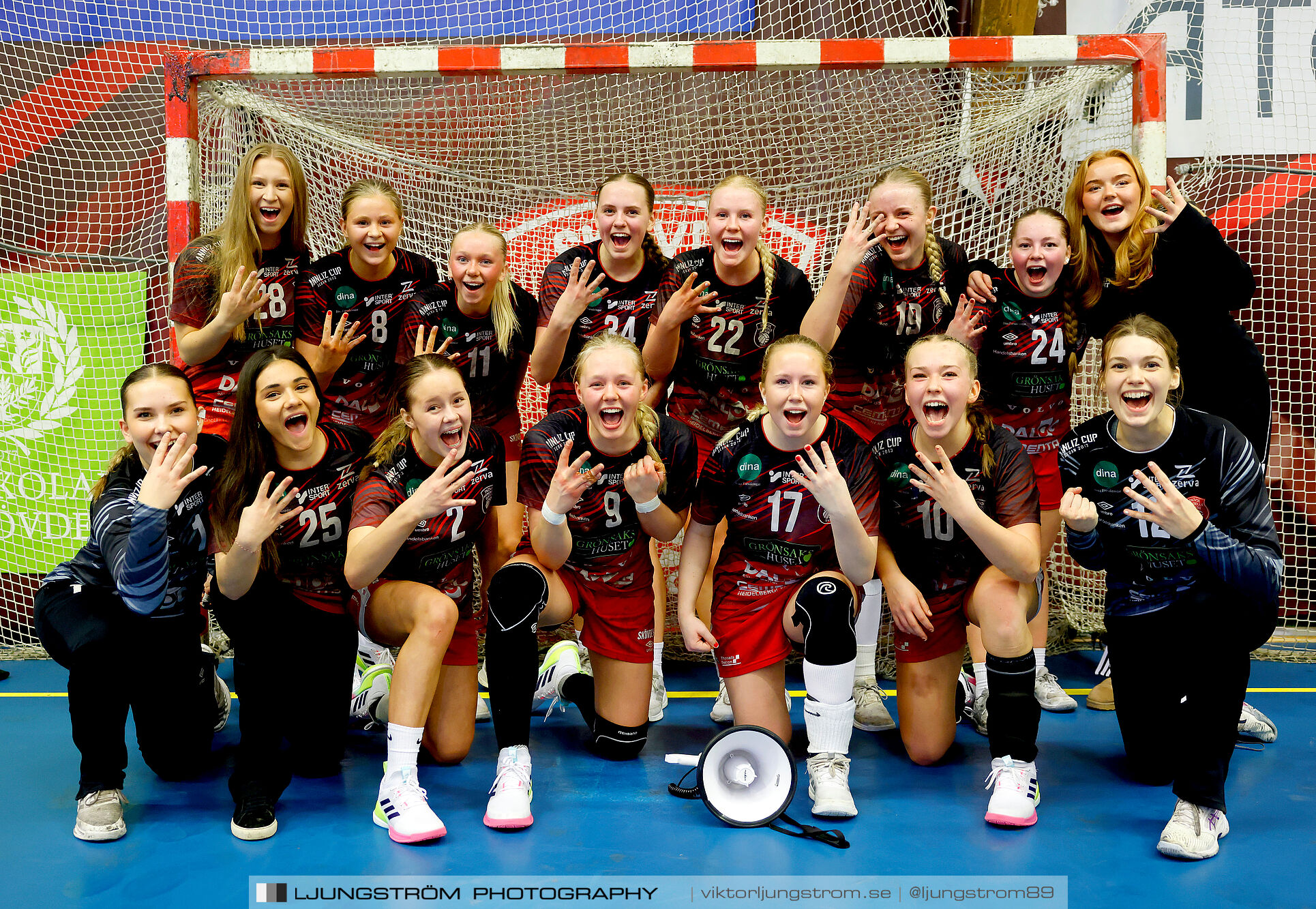USM F16 Steg 3 Skövde HF 1-Huddinge HK 28-15,dam,Skövde Idrottshall,Skövde,Sverige,Ungdoms-SM,Handboll,2025,361063