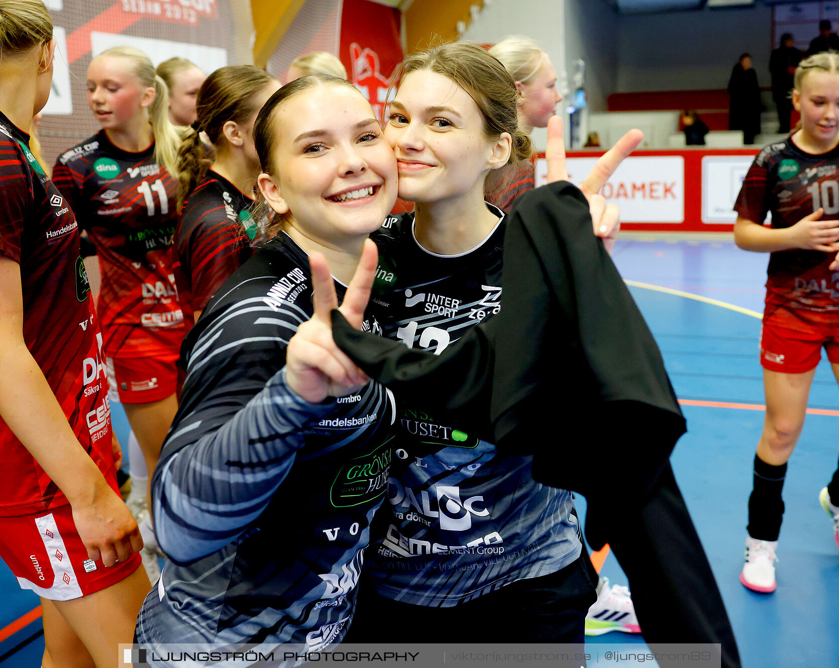 USM F16 Steg 3 Skövde HF 1-Huddinge HK 28-15,dam,Skövde Idrottshall,Skövde,Sverige,Ungdoms-SM,Handboll,2025,361070