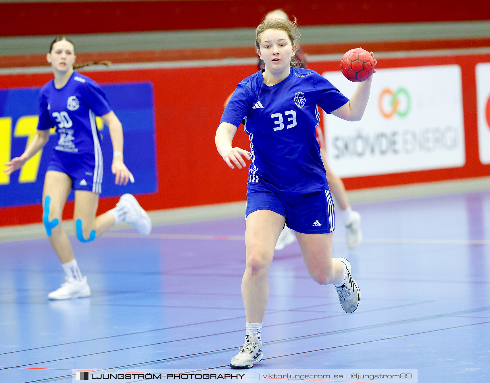 USM F16 Steg 3 Skövde HF 1-Huddinge HK 28-15,dam,Skövde Idrottshall,Skövde,Sverige,Ungdoms-SM,Handboll,2025,361095