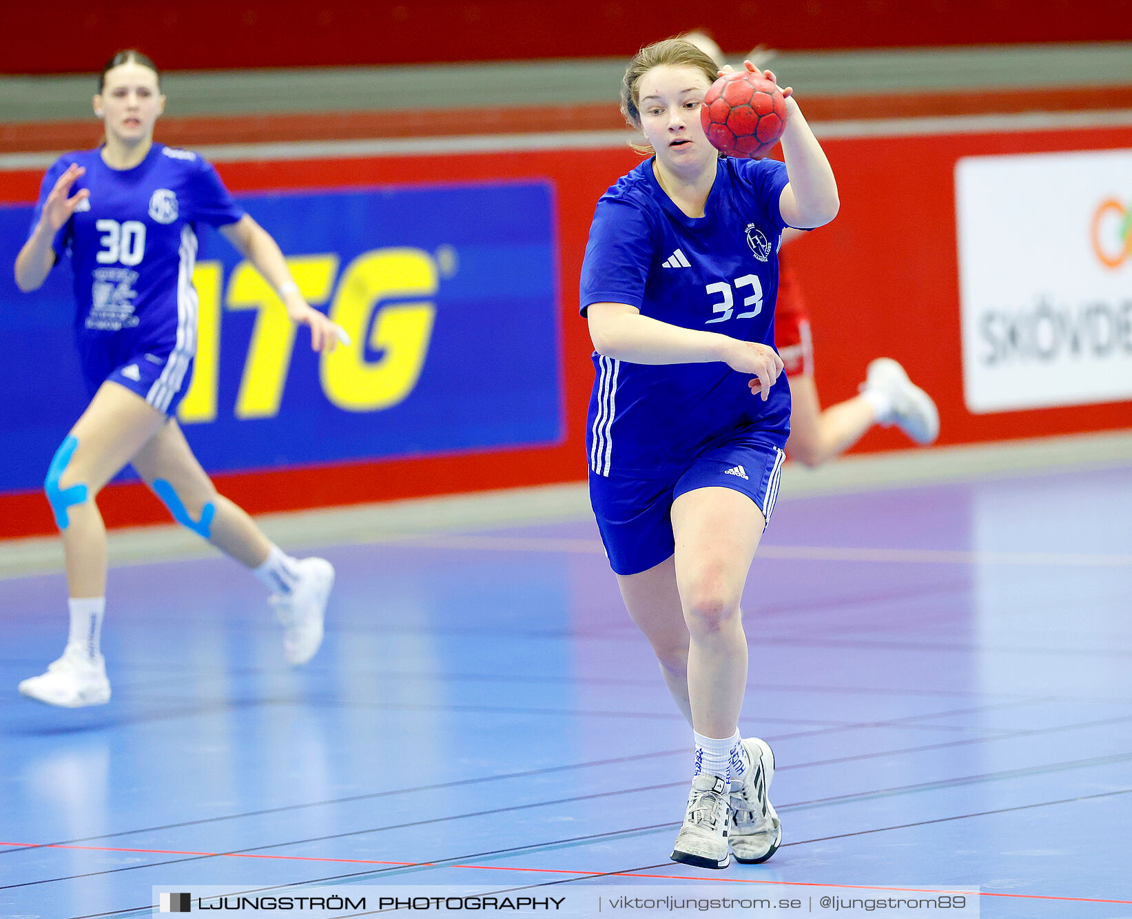 USM F16 Steg 3 Skövde HF 1-Huddinge HK 28-15,dam,Skövde Idrottshall,Skövde,Sverige,Ungdoms-SM,Handboll,2025,361096