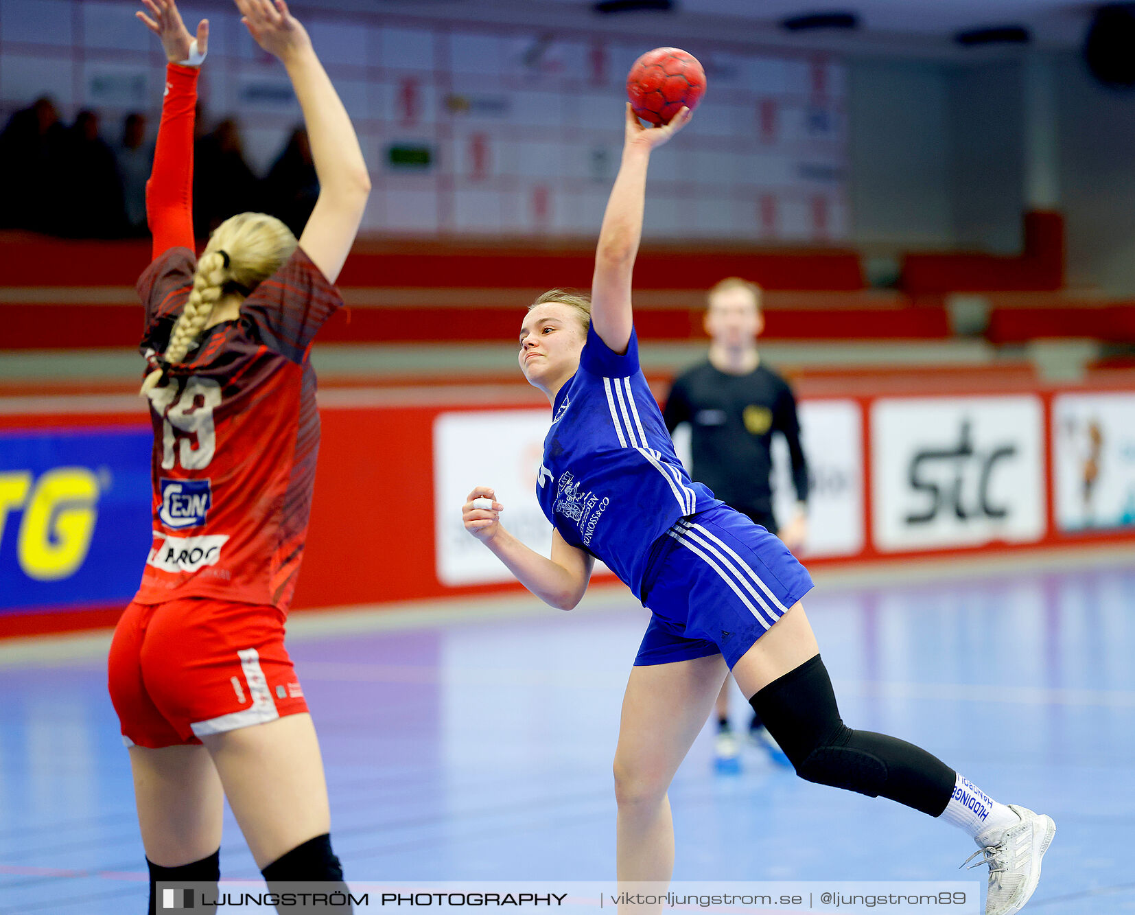 USM F16 Steg 3 Skövde HF 1-Huddinge HK 28-15,dam,Skövde Idrottshall,Skövde,Sverige,Ungdoms-SM,Handboll,2025,361105