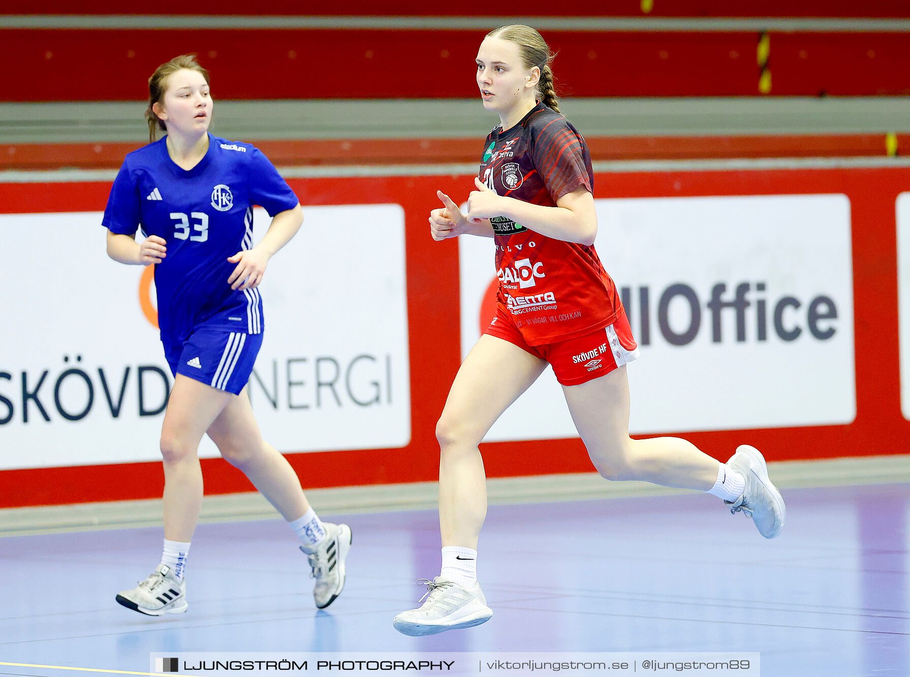 USM F16 Steg 3 Skövde HF 1-Huddinge HK 28-15,dam,Skövde Idrottshall,Skövde,Sverige,Ungdoms-SM,Handboll,2025,361107