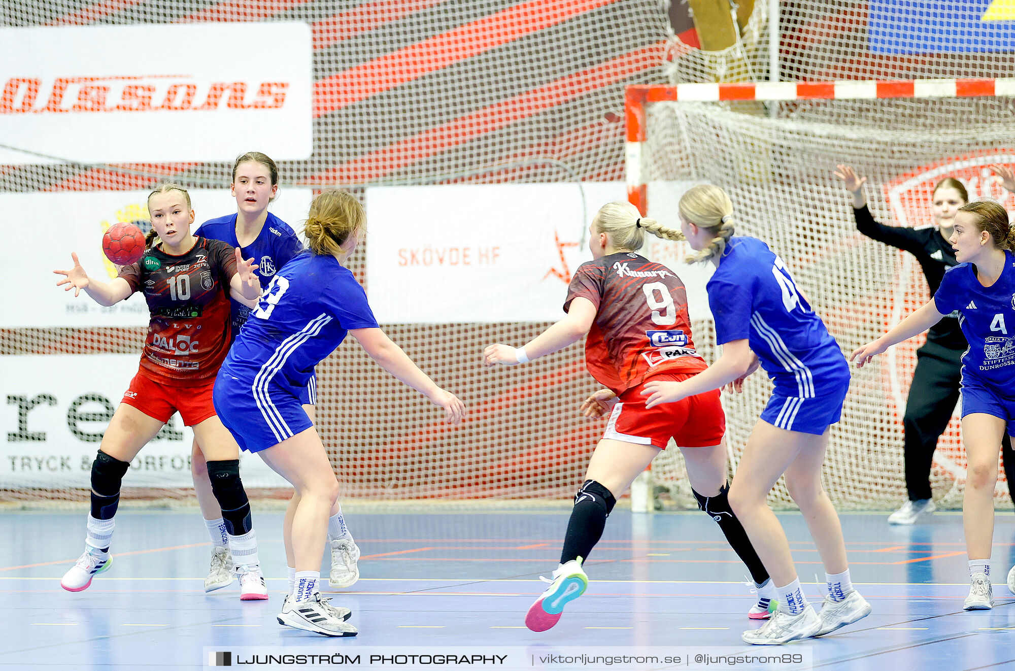USM F16 Steg 3 Skövde HF 1-Huddinge HK 28-15,dam,Skövde Idrottshall,Skövde,Sverige,Ungdoms-SM,Handboll,2025,361134