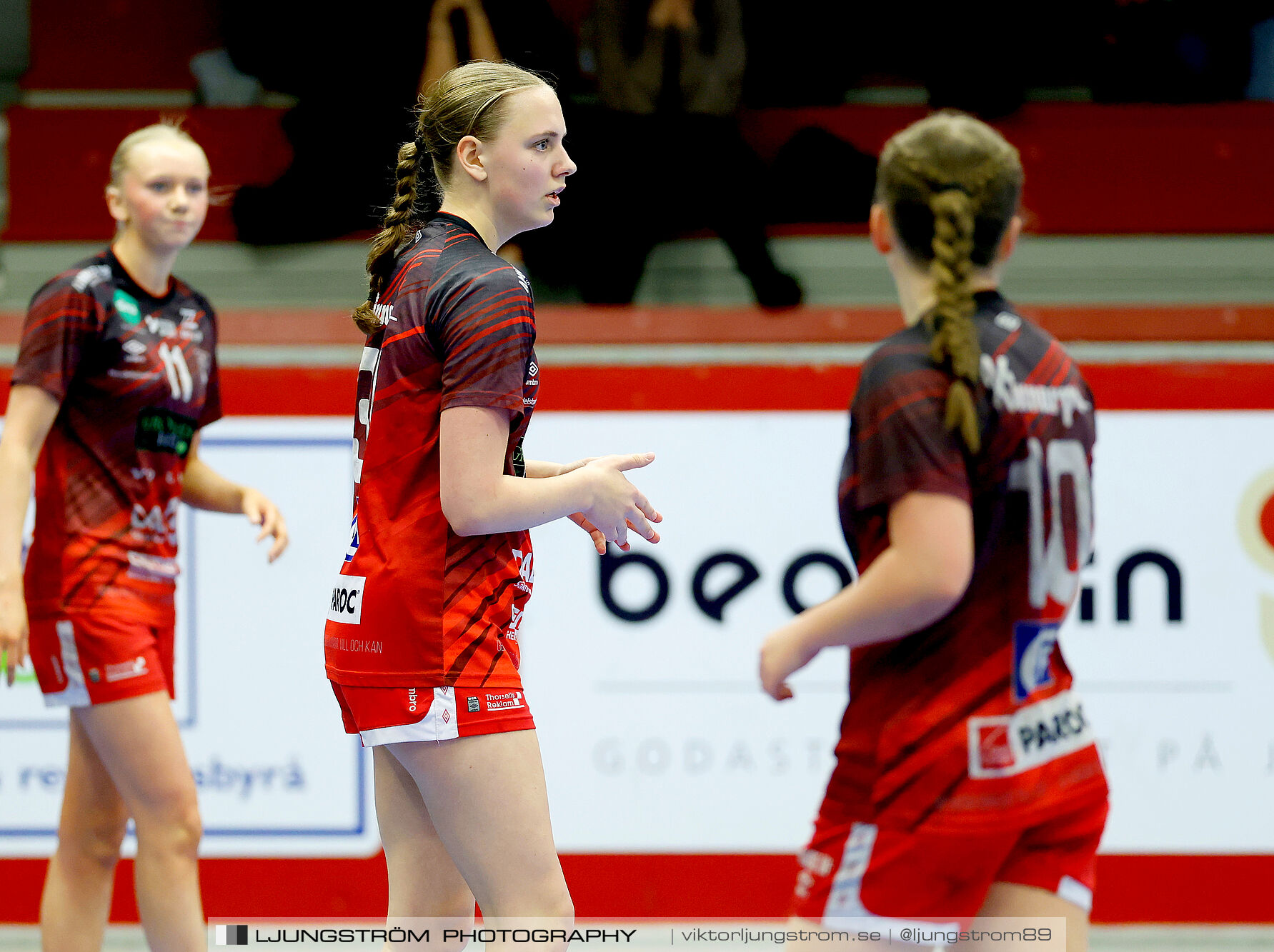 USM F16 Steg 3 Skövde HF 1-Huddinge HK 28-15,dam,Skövde Idrottshall,Skövde,Sverige,Ungdoms-SM,Handboll,2025,361139