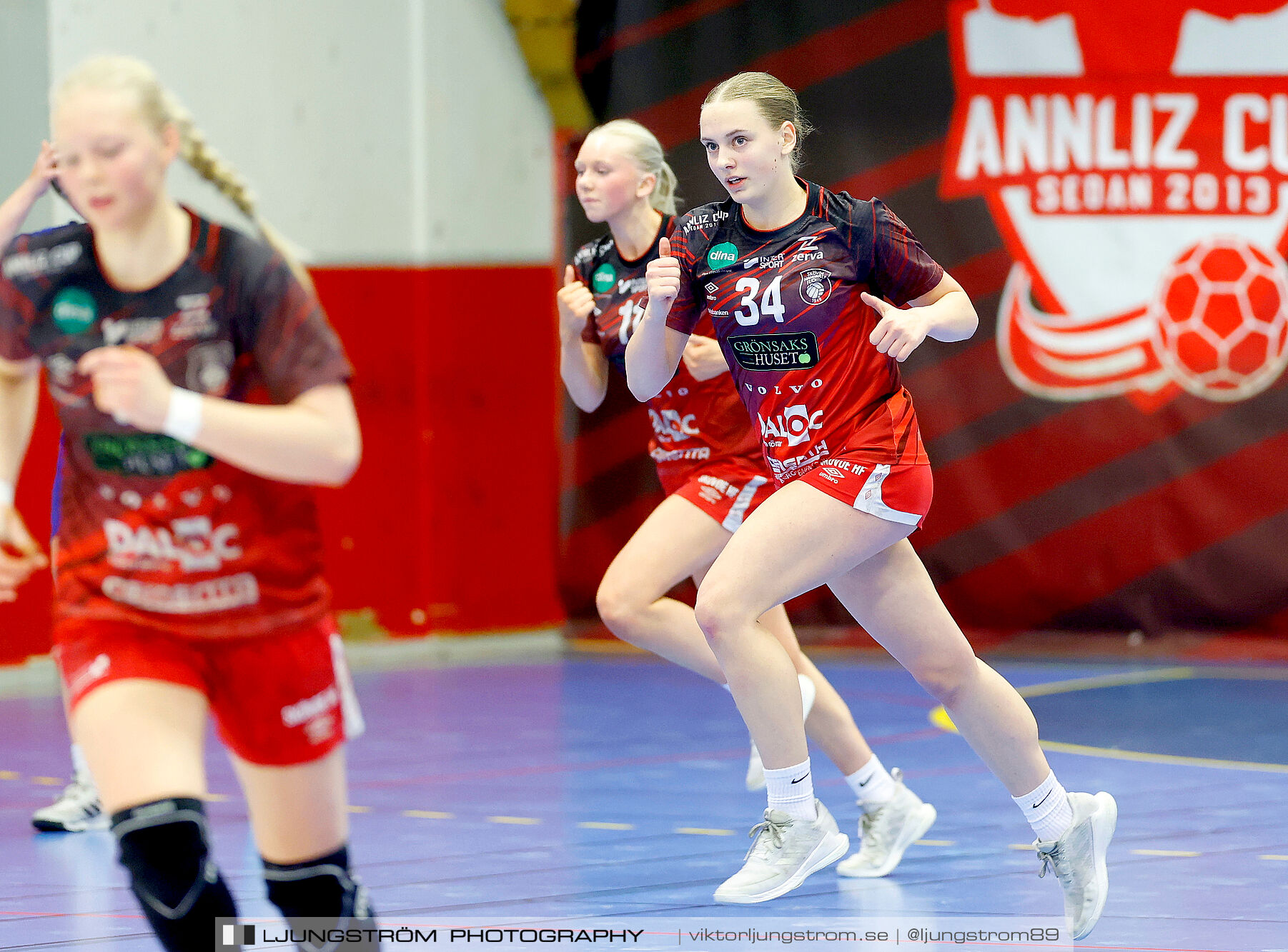 USM F16 Steg 3 Skövde HF 1-Huddinge HK 28-15,dam,Skövde Idrottshall,Skövde,Sverige,Ungdoms-SM,Handboll,2025,361170