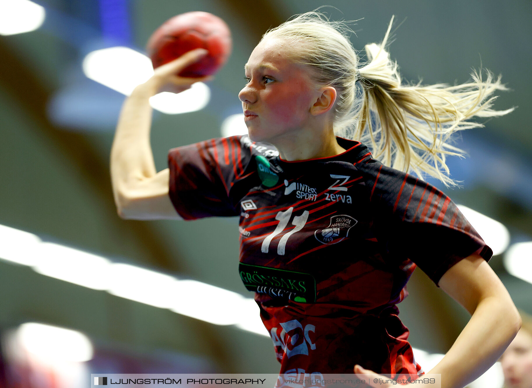 USM F16 Steg 3 Skövde HF 1-Huddinge HK 28-15,dam,Skövde Idrottshall,Skövde,Sverige,Ungdoms-SM,Handboll,2025,361184