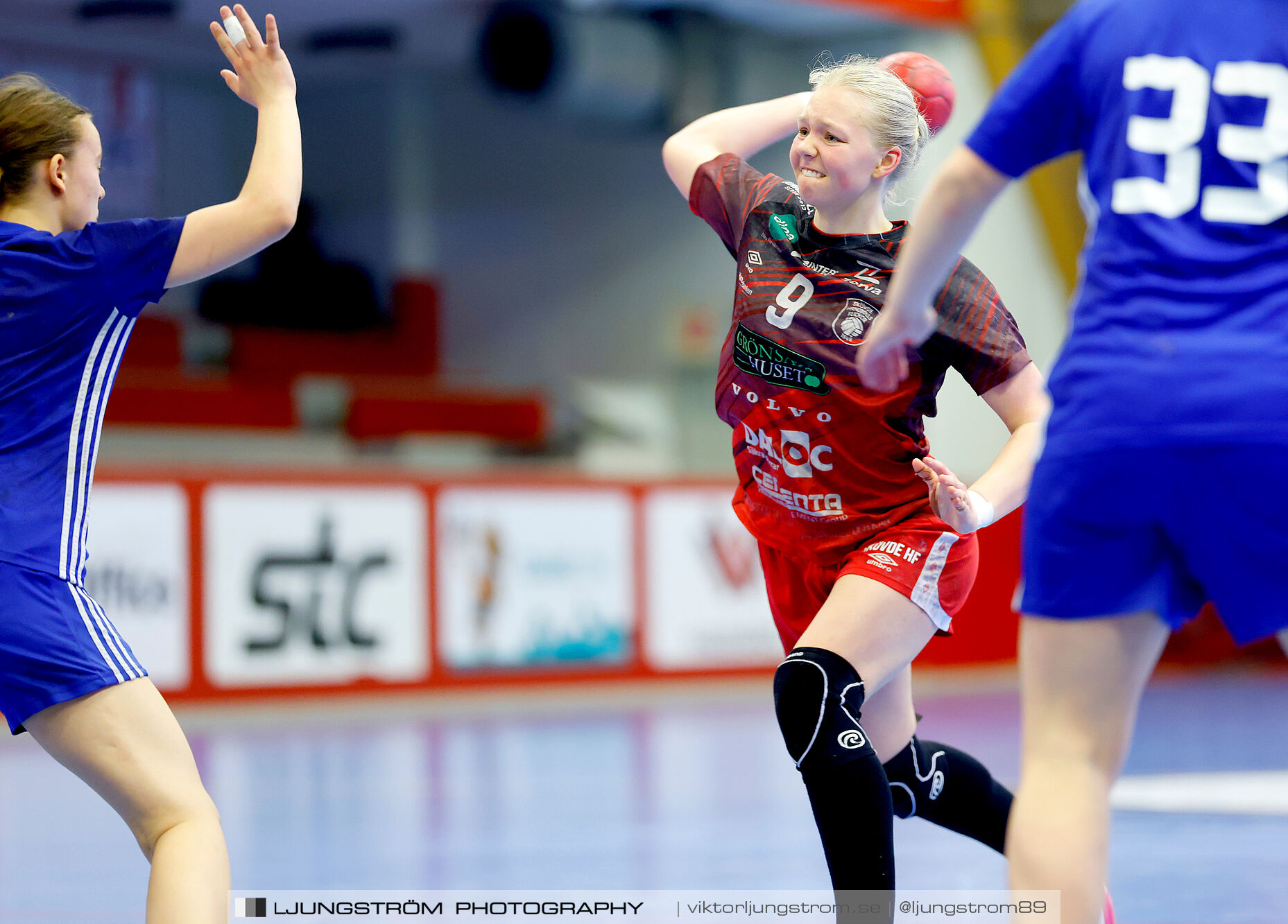 USM F16 Steg 3 Skövde HF 1-Huddinge HK 28-15,dam,Skövde Idrottshall,Skövde,Sverige,Ungdoms-SM,Handboll,2025,361193