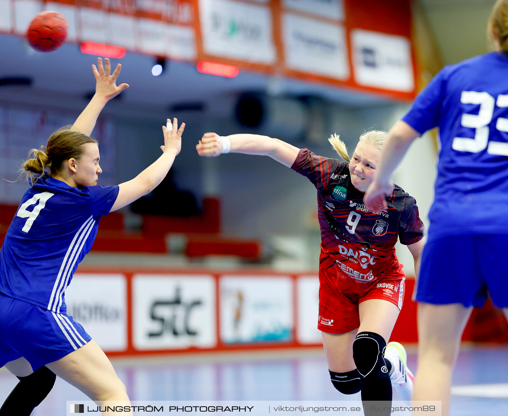 USM F16 Steg 3 Skövde HF 1-Huddinge HK 28-15,dam,Skövde Idrottshall,Skövde,Sverige,Ungdoms-SM,Handboll,2025,361195