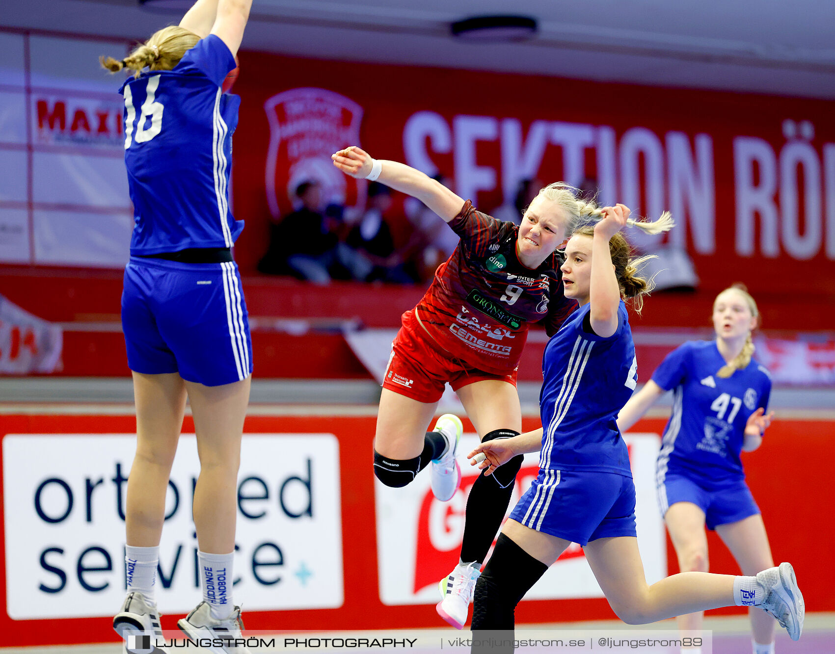 USM F16 Steg 3 Skövde HF 1-Huddinge HK 28-15,dam,Skövde Idrottshall,Skövde,Sverige,Ungdoms-SM,Handboll,2025,361197