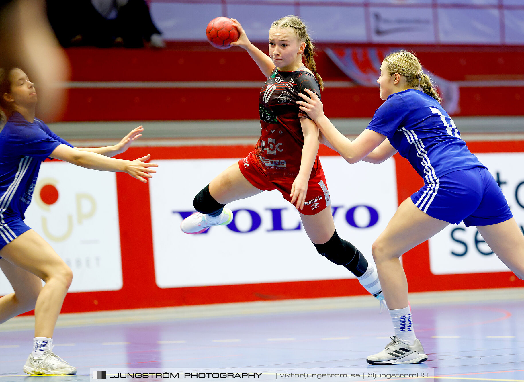 USM F16 Steg 3 Skövde HF 1-Huddinge HK 28-15,dam,Skövde Idrottshall,Skövde,Sverige,Ungdoms-SM,Handboll,2025,361198