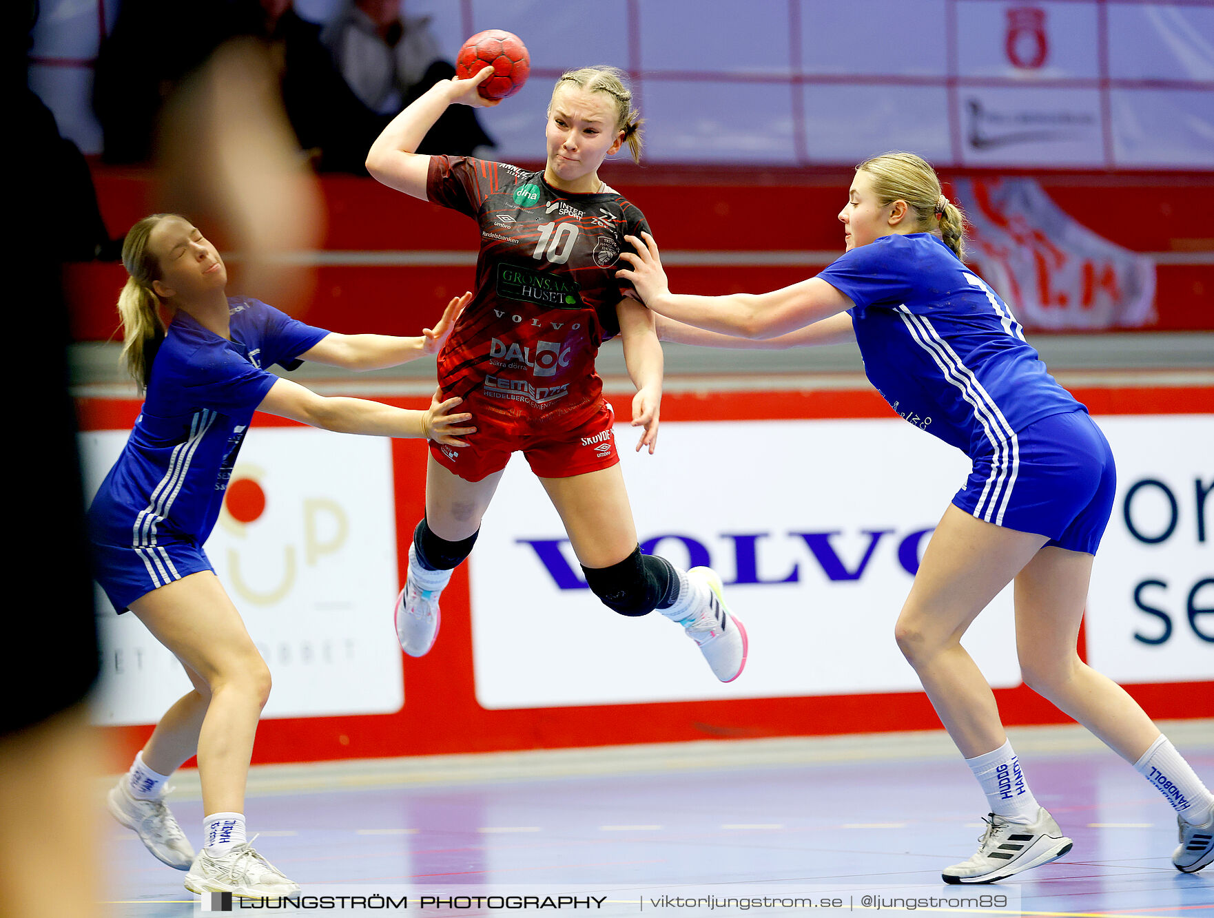 USM F16 Steg 3 Skövde HF 1-Huddinge HK 28-15,dam,Skövde Idrottshall,Skövde,Sverige,Ungdoms-SM,Handboll,2025,361200