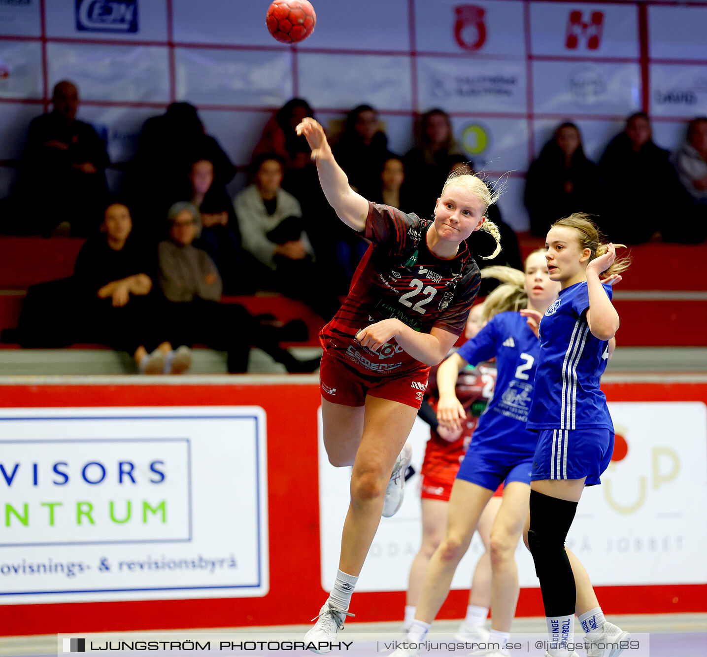 USM F16 Steg 3 Skövde HF 1-Huddinge HK 28-15,dam,Skövde Idrottshall,Skövde,Sverige,Ungdoms-SM,Handboll,2025,361207