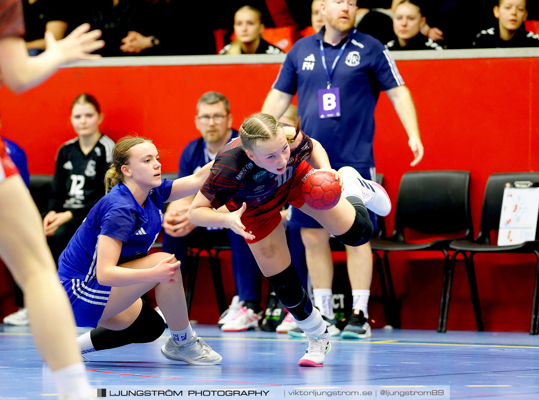USM F16 Steg 3 Skövde HF 1-Huddinge HK 28-15,dam,Skövde Idrottshall,Skövde,Sverige,Ungdoms-SM,Handboll,2025,361242
