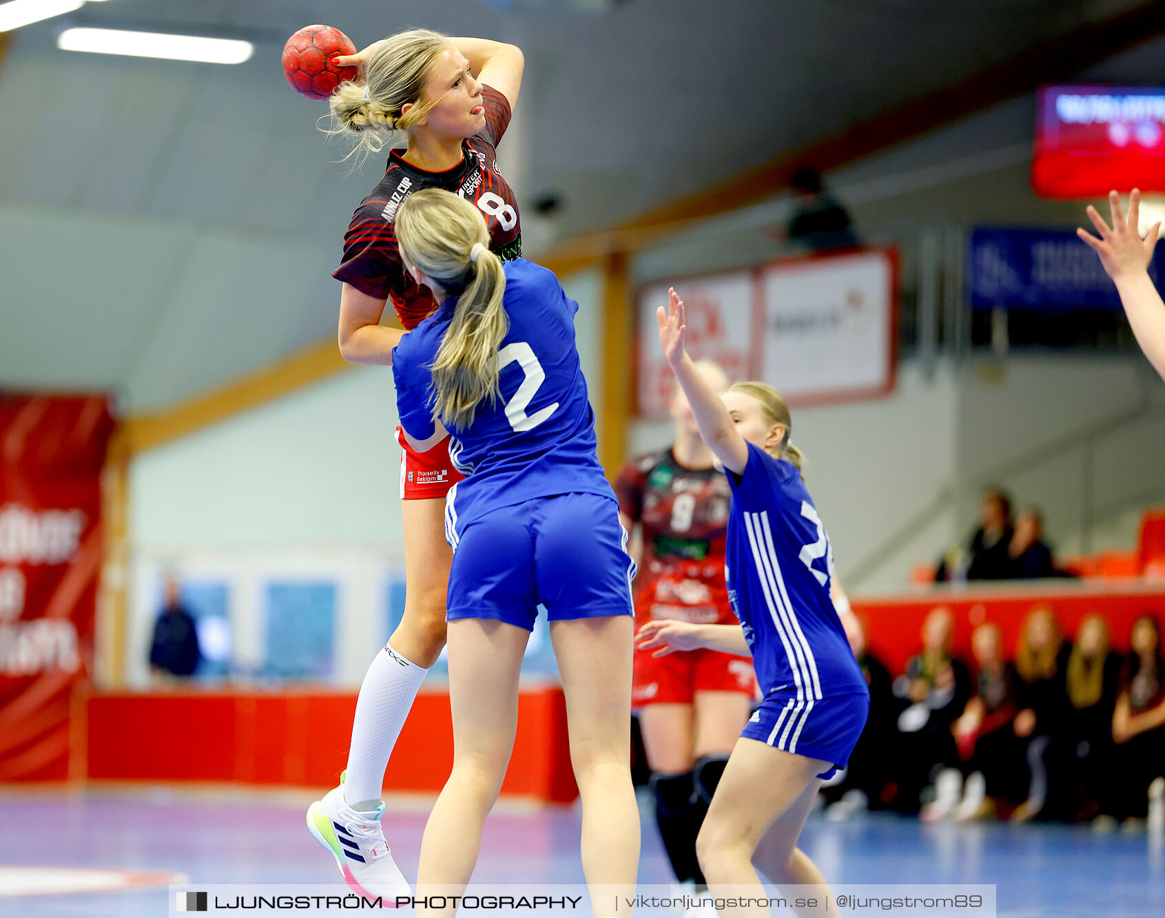 USM F16 Steg 3 Skövde HF 1-Huddinge HK 28-15,dam,Skövde Idrottshall,Skövde,Sverige,Ungdoms-SM,Handboll,2025,361259