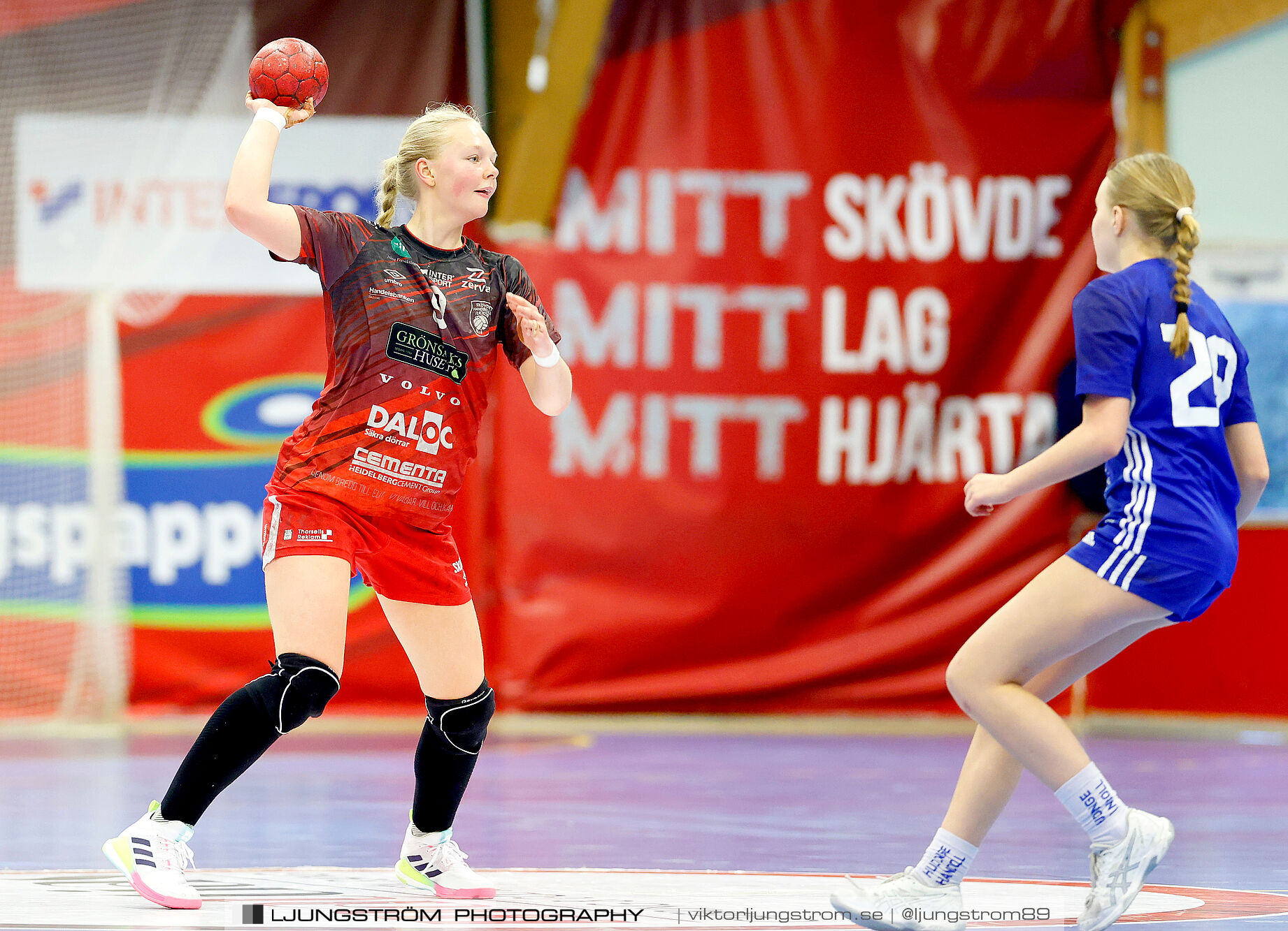 USM F16 Steg 3 Skövde HF 1-Huddinge HK 28-15,dam,Skövde Idrottshall,Skövde,Sverige,Ungdoms-SM,Handboll,2025,361265