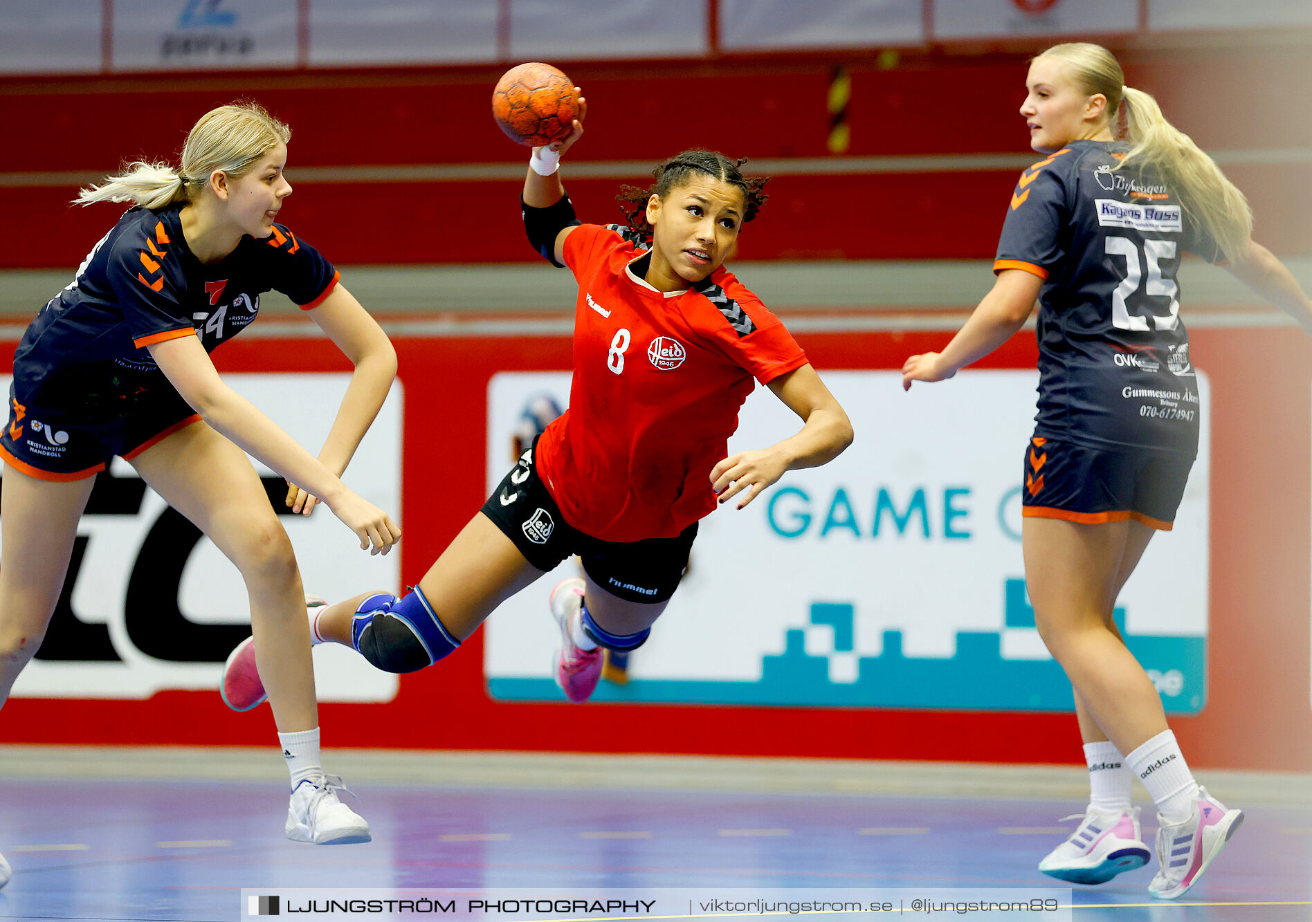 USM F16 Steg 3 BK Heid-Kristianstad HK 18-23,dam,Skövde Idrottshall,Skövde,Sverige,Ungdoms-SM,Handboll,2025,361339