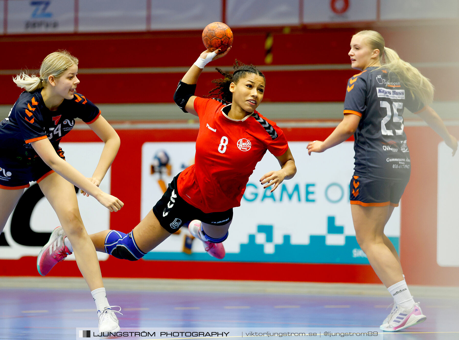 USM F16 Steg 3 BK Heid-Kristianstad HK 18-23,dam,Skövde Idrottshall,Skövde,Sverige,Ungdoms-SM,Handboll,2025,361340